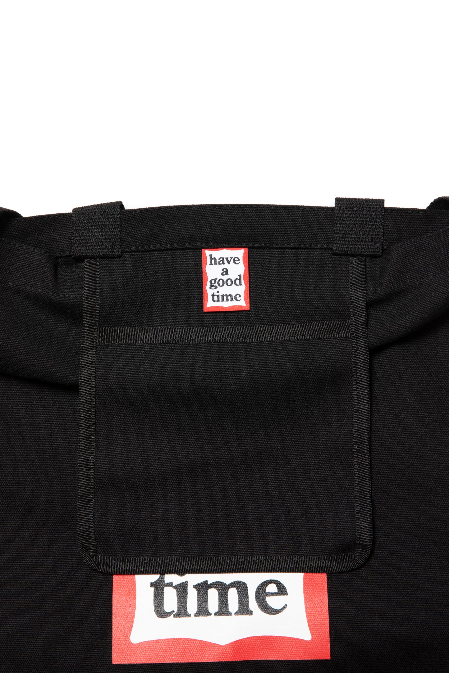 FRAME CANVAS 2WAY TOTE BLACK