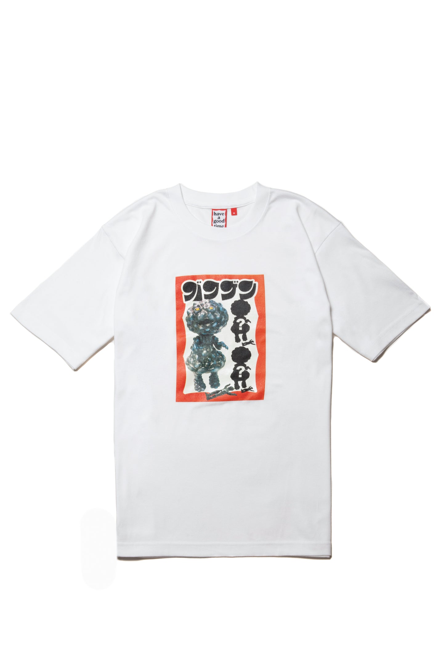 have a good time x バクゲン FRAME S/S TEE WHITE