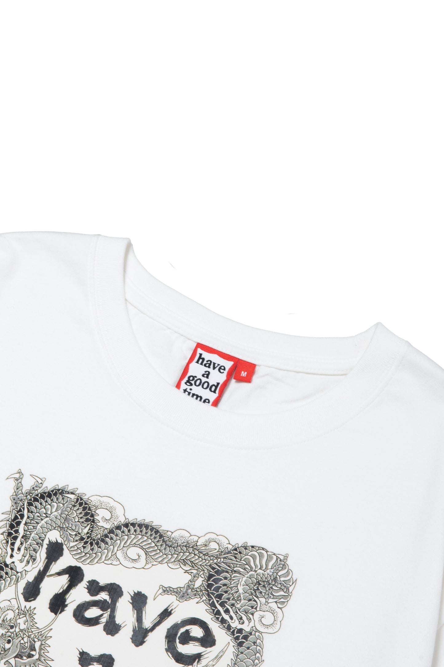 DRAGON FRAME S/S TEE WHITE