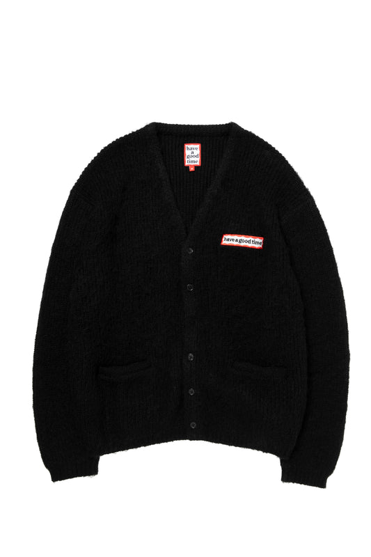 SIDE FRAME CARDIGAN BLACK