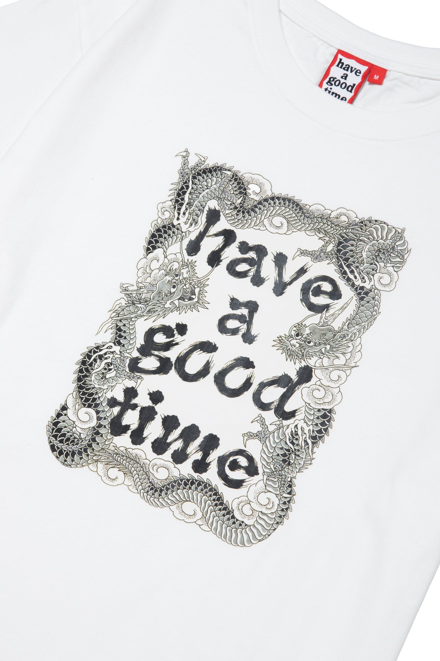 DRAGON FRAME S/S TEE WHITE