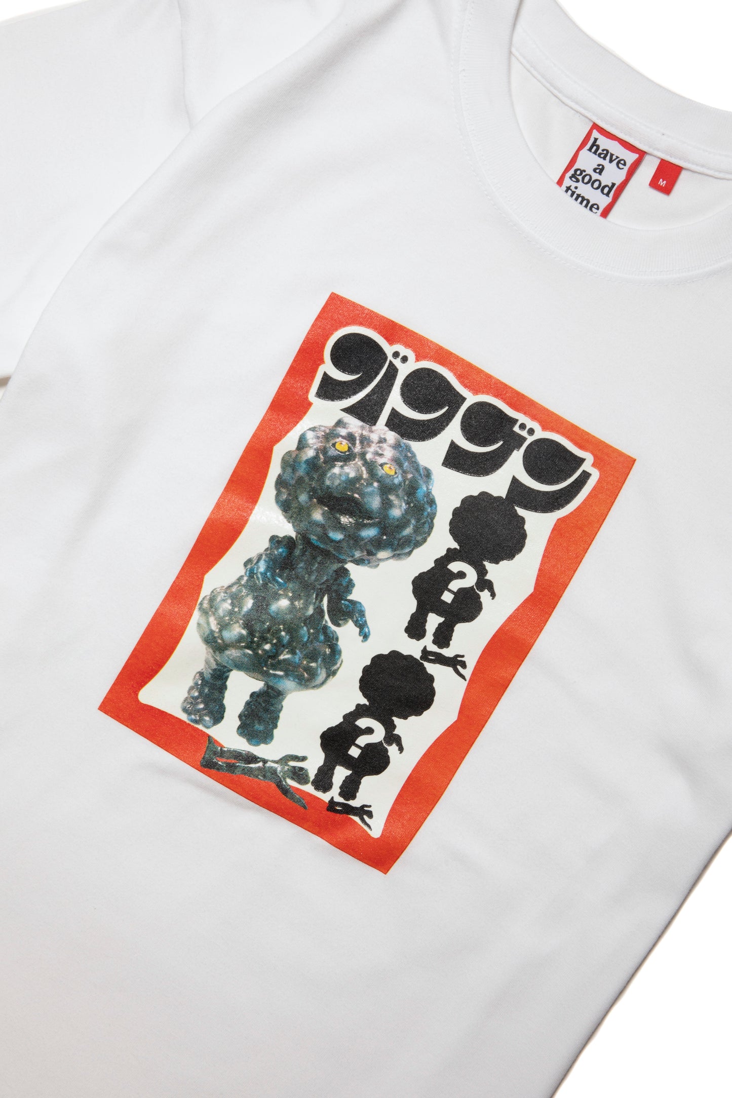 have a good time x バクゲン FRAME S/S TEE WHITE