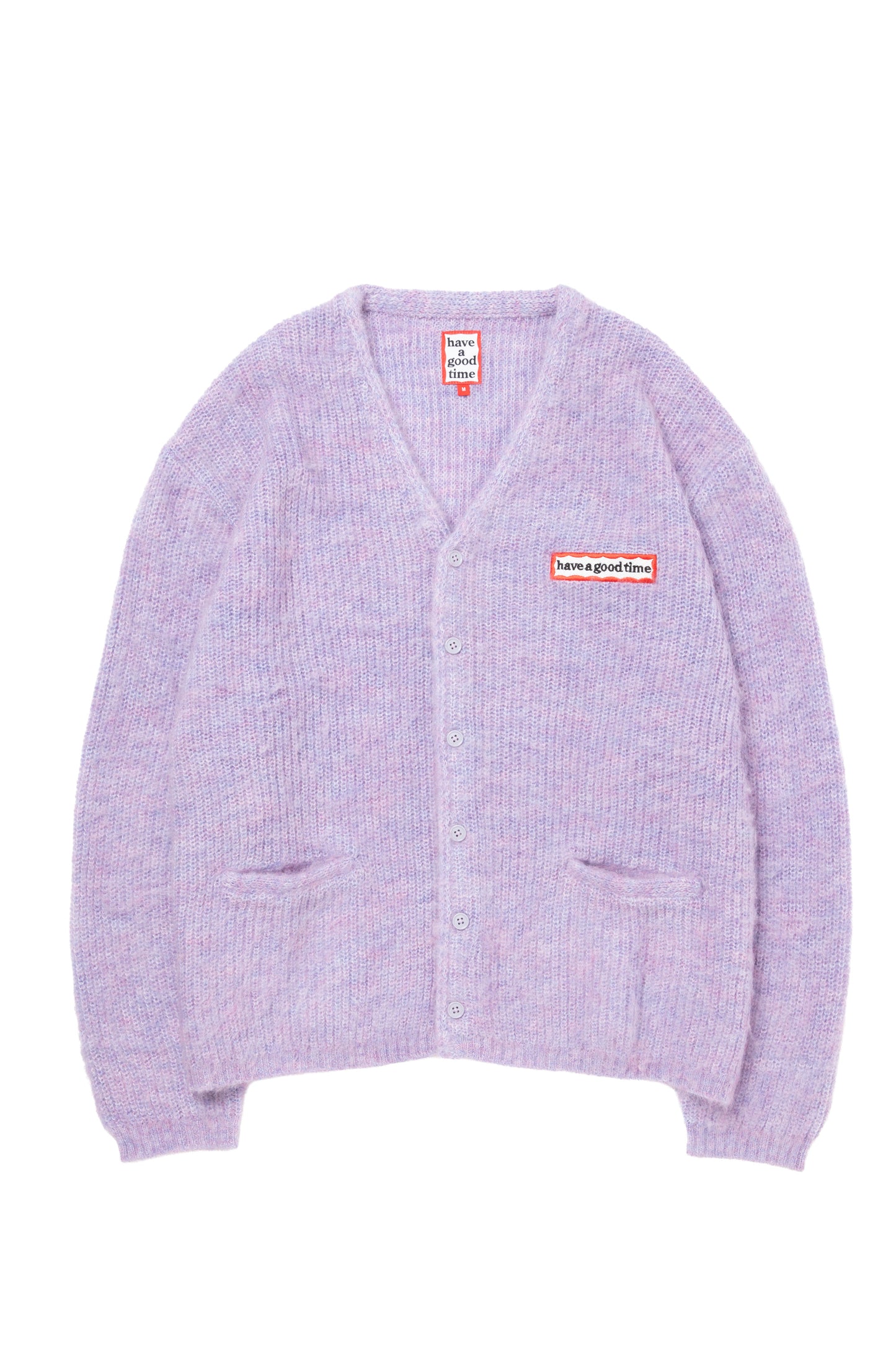 SIDE FRAME CARDIGAN PURPPLE