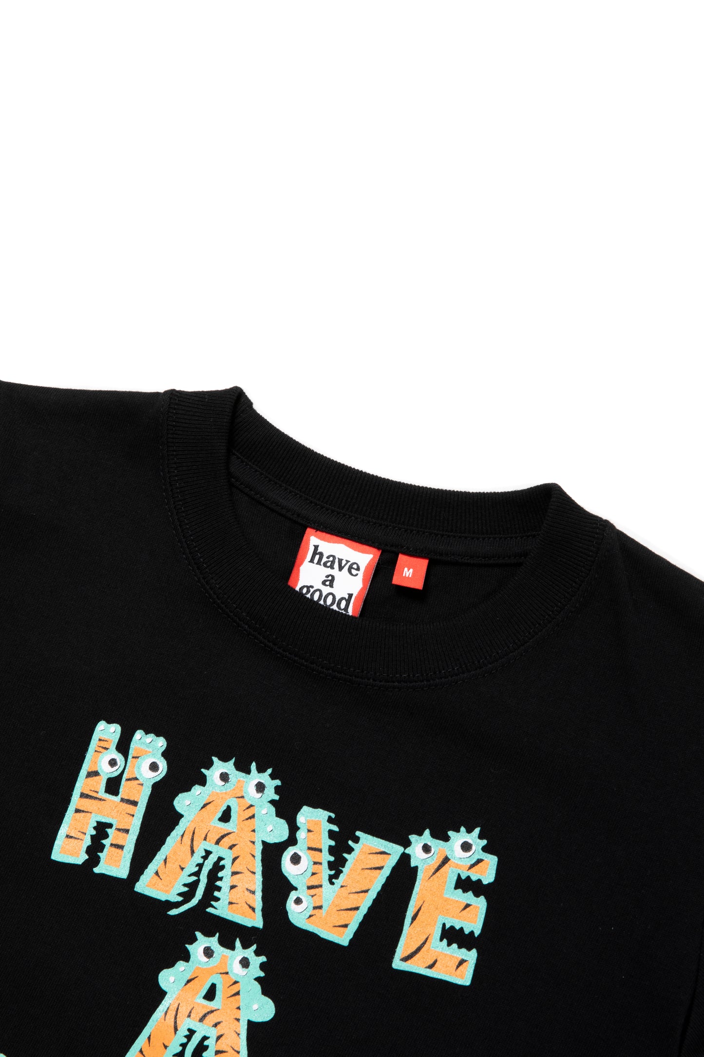 ANIMAL LOGO S/S TEE BLACK