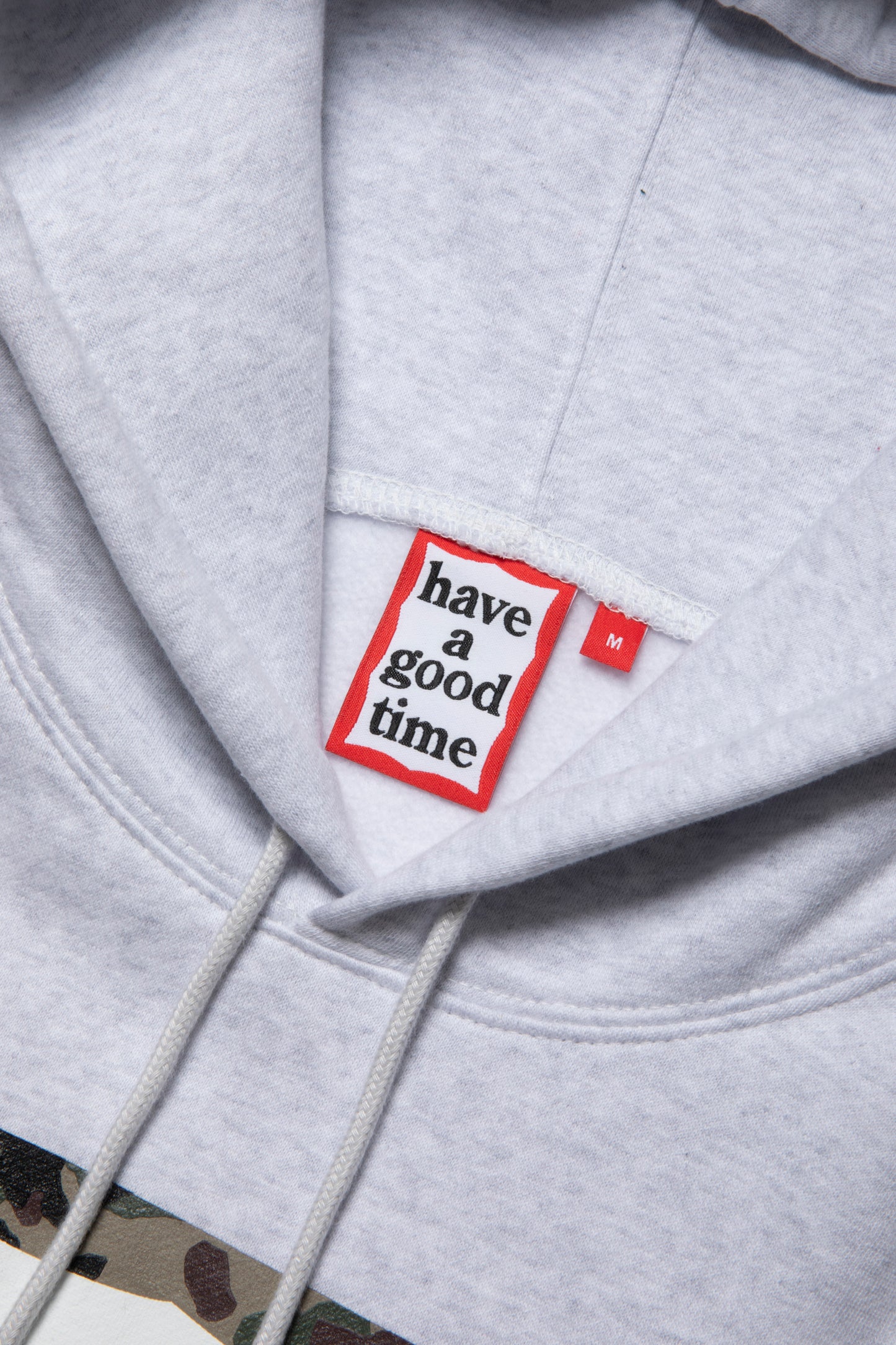 CAMO FRAME PULLOVER HOODIE FL ASH GRAY