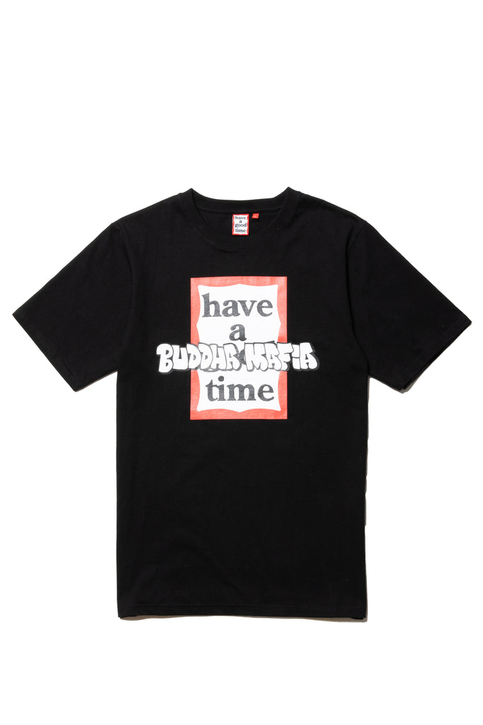 have a good time x BUDDHA MAFIA FRAME S/S TEE BLACK