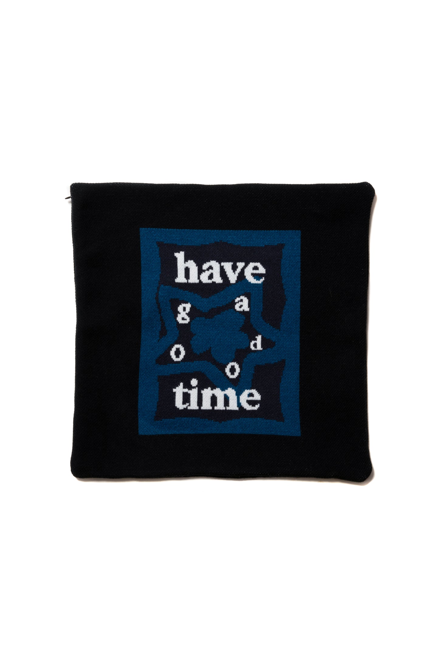 STAR TEAM x have a good time KNITTED CUSHION COVER BLACK