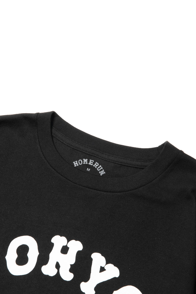 HOMERUN NONSTOP TOKYO&NYC S/S TEE BLACK