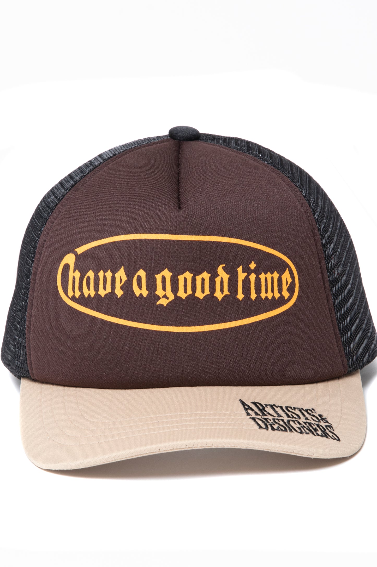 HOLBEIN LOGO MESH CAP BLACK/BEIGE