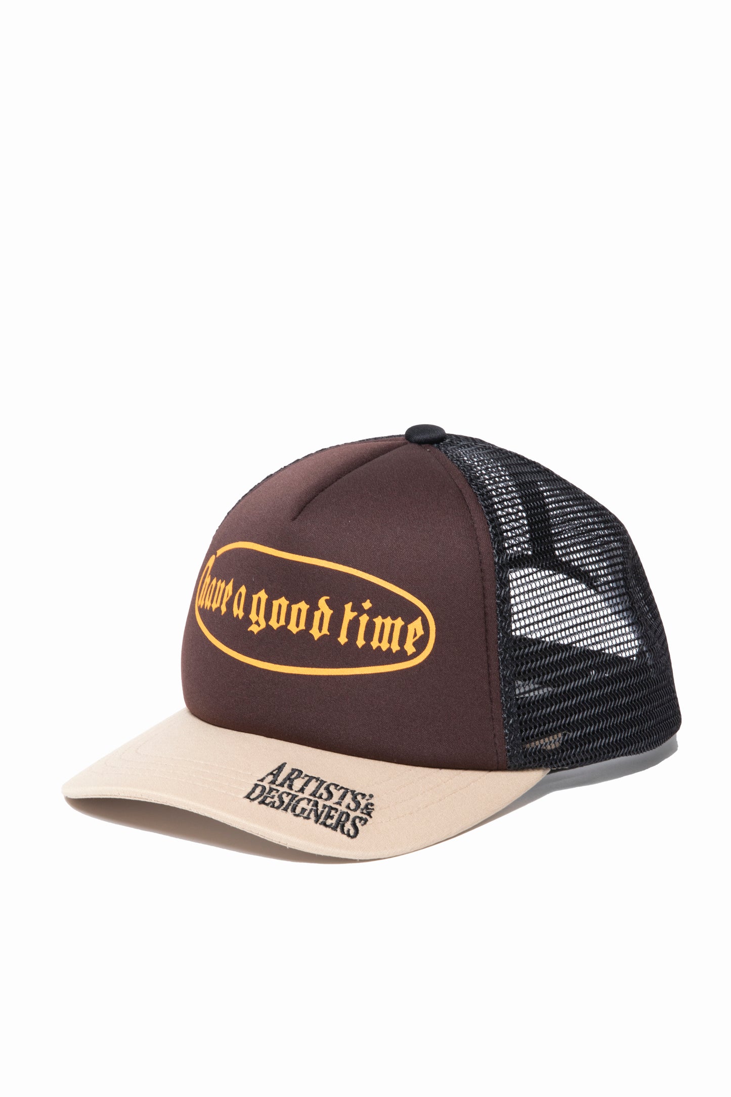 HOLBEIN LOGO MESH CAP BLACK/BEIGE