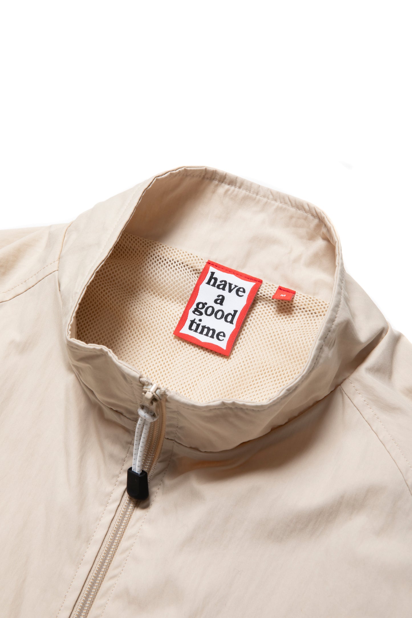 SIDE FRAME PATCH TRACK JACKET CREAM