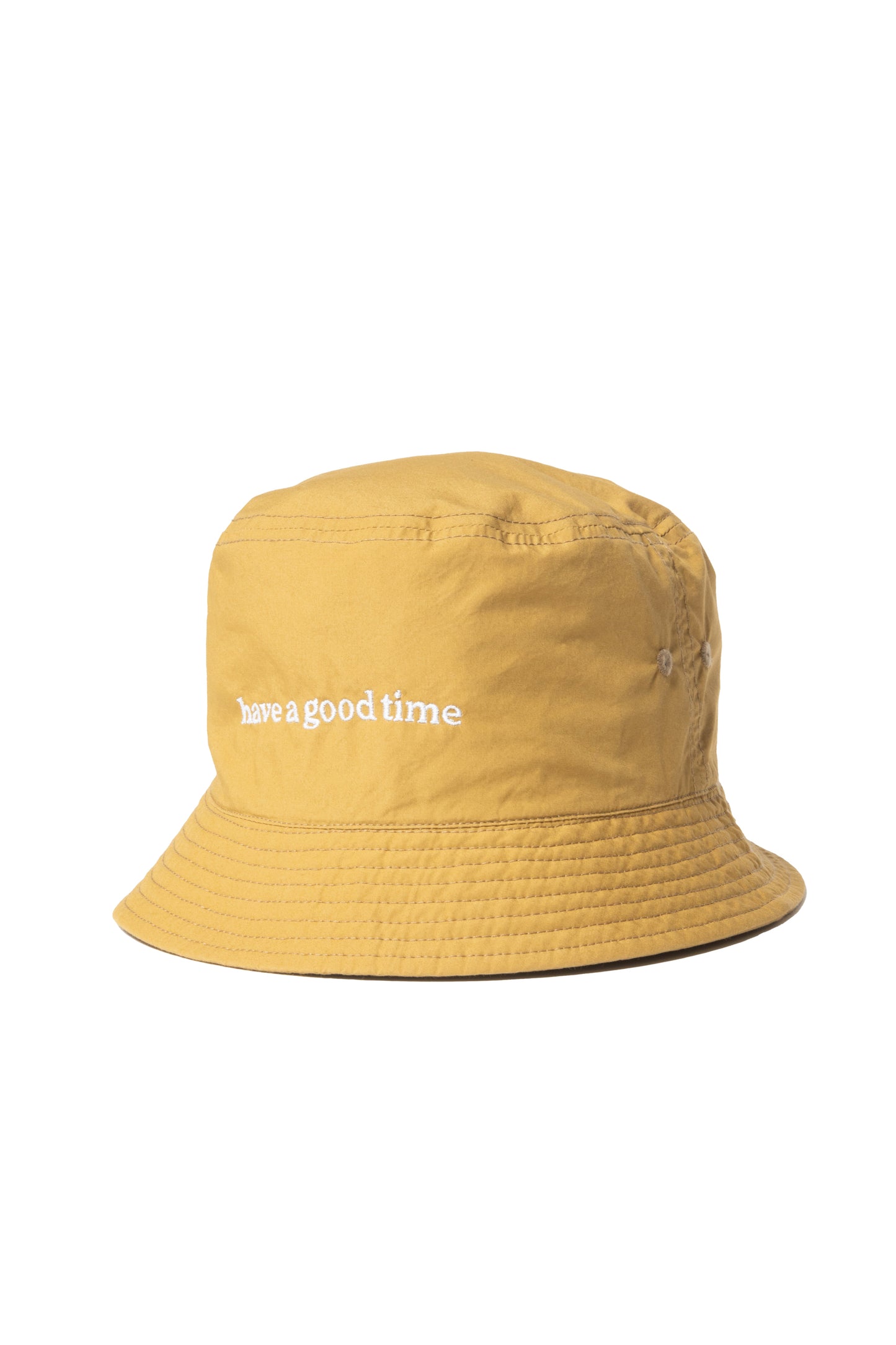 SIDE LOGO LIGHT BUCKET HAT MUSTARD