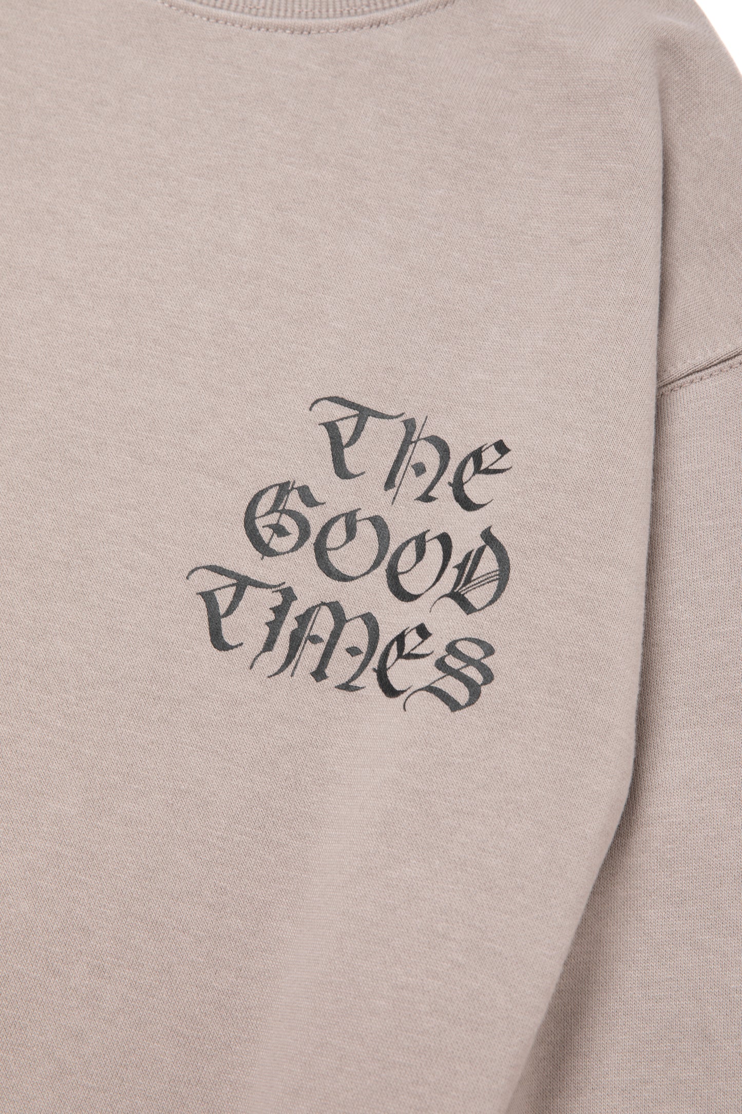 FATE CREWNECK FL GREIGE