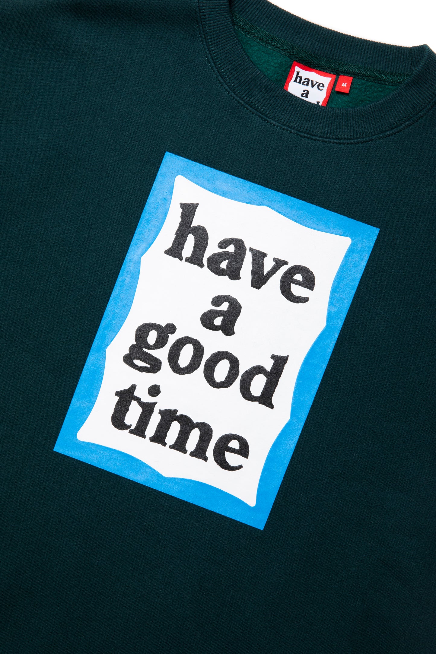 BLUE FRAME CREWNECK FL MALACHITE GREEN