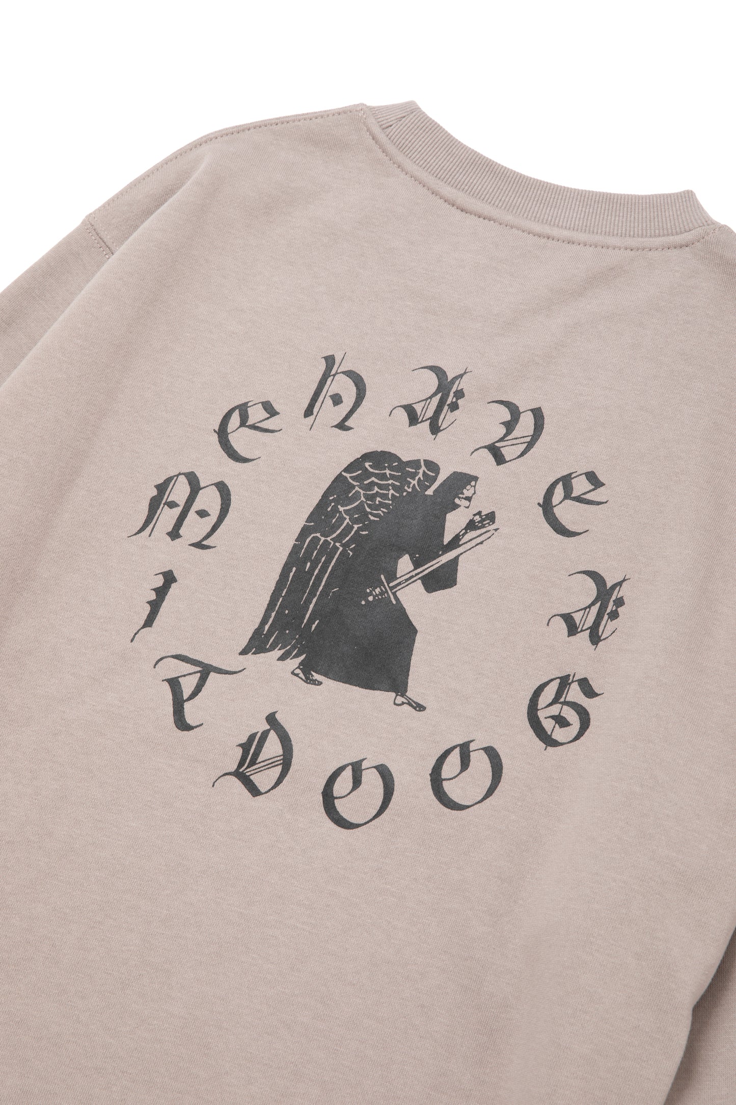 FATE CREWNECK FL GREIGE