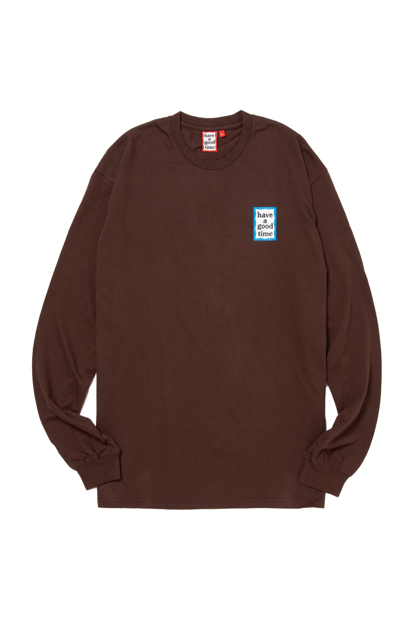 MINI BLUE FRAME L/S TEE BROWNIE