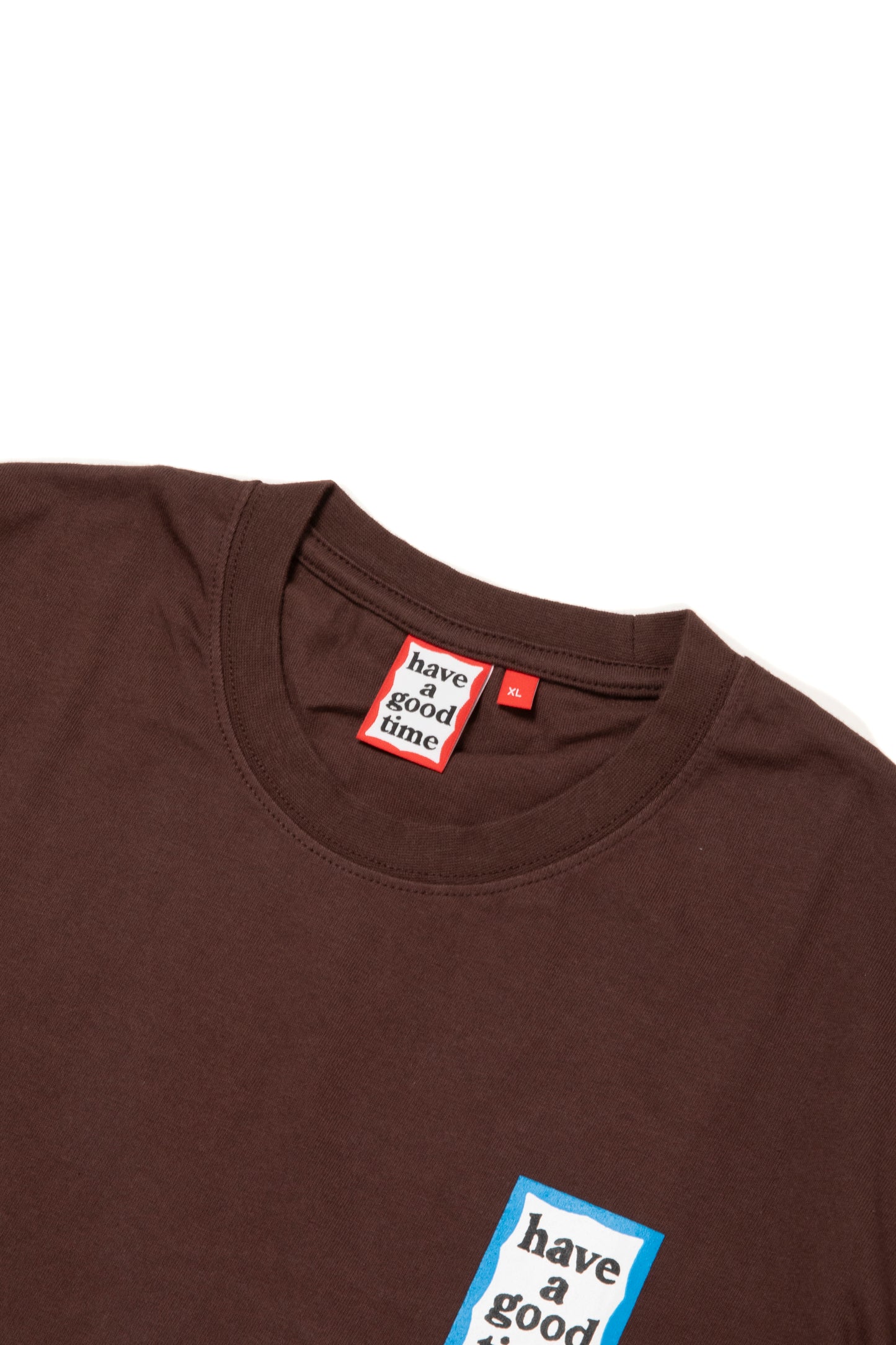 MINI BLUE FRAME L/S TEE BROWNIE