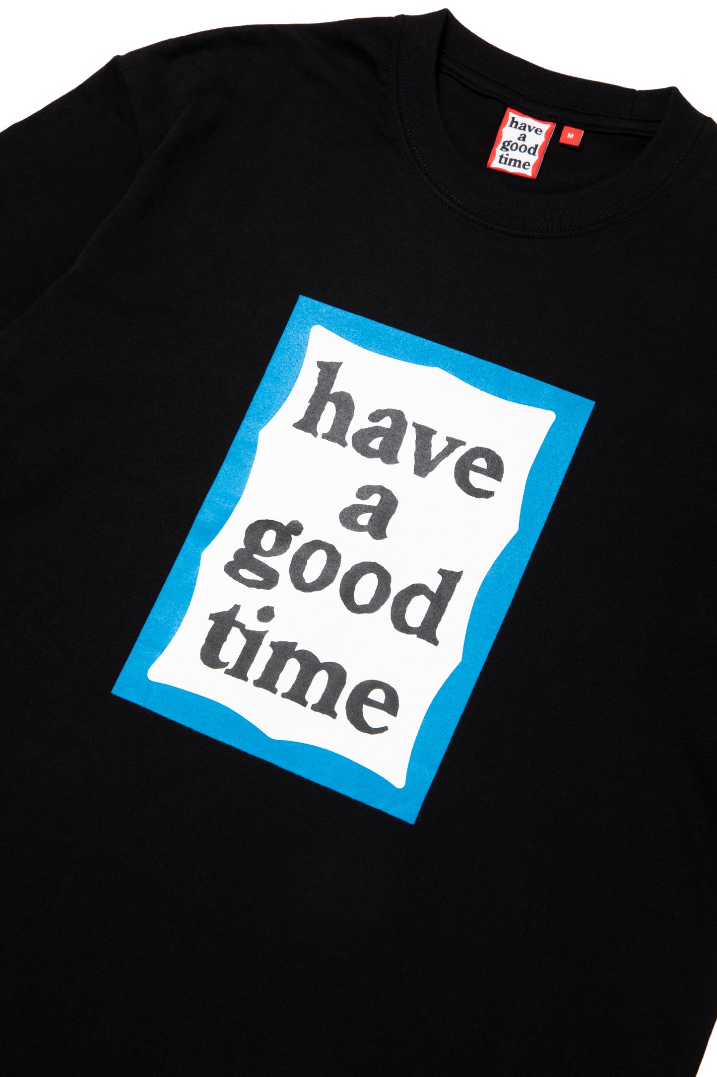 BLUE FRAME L/S TEE BLACK