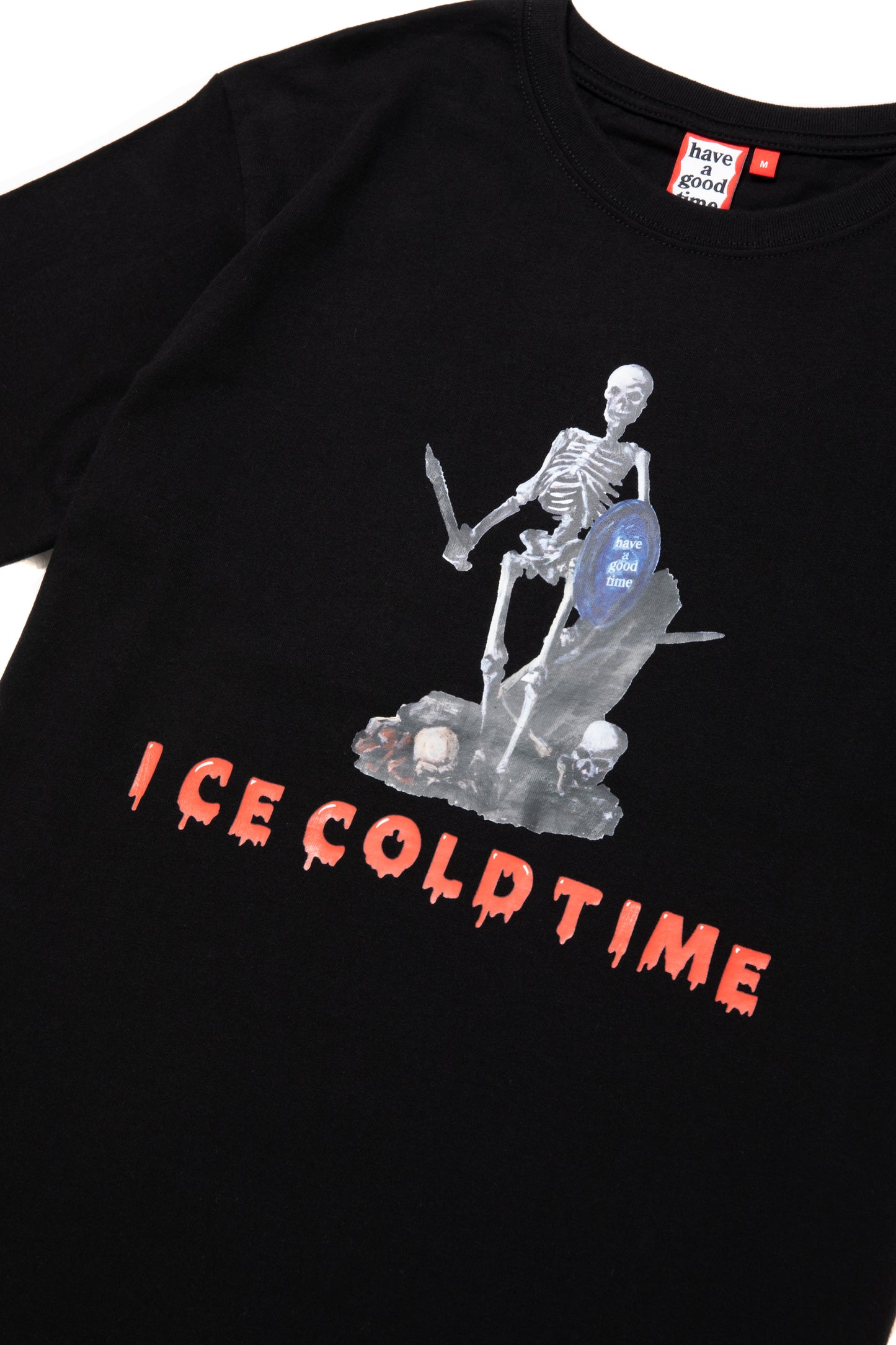 SKULL TIME S/S TEE BLACK