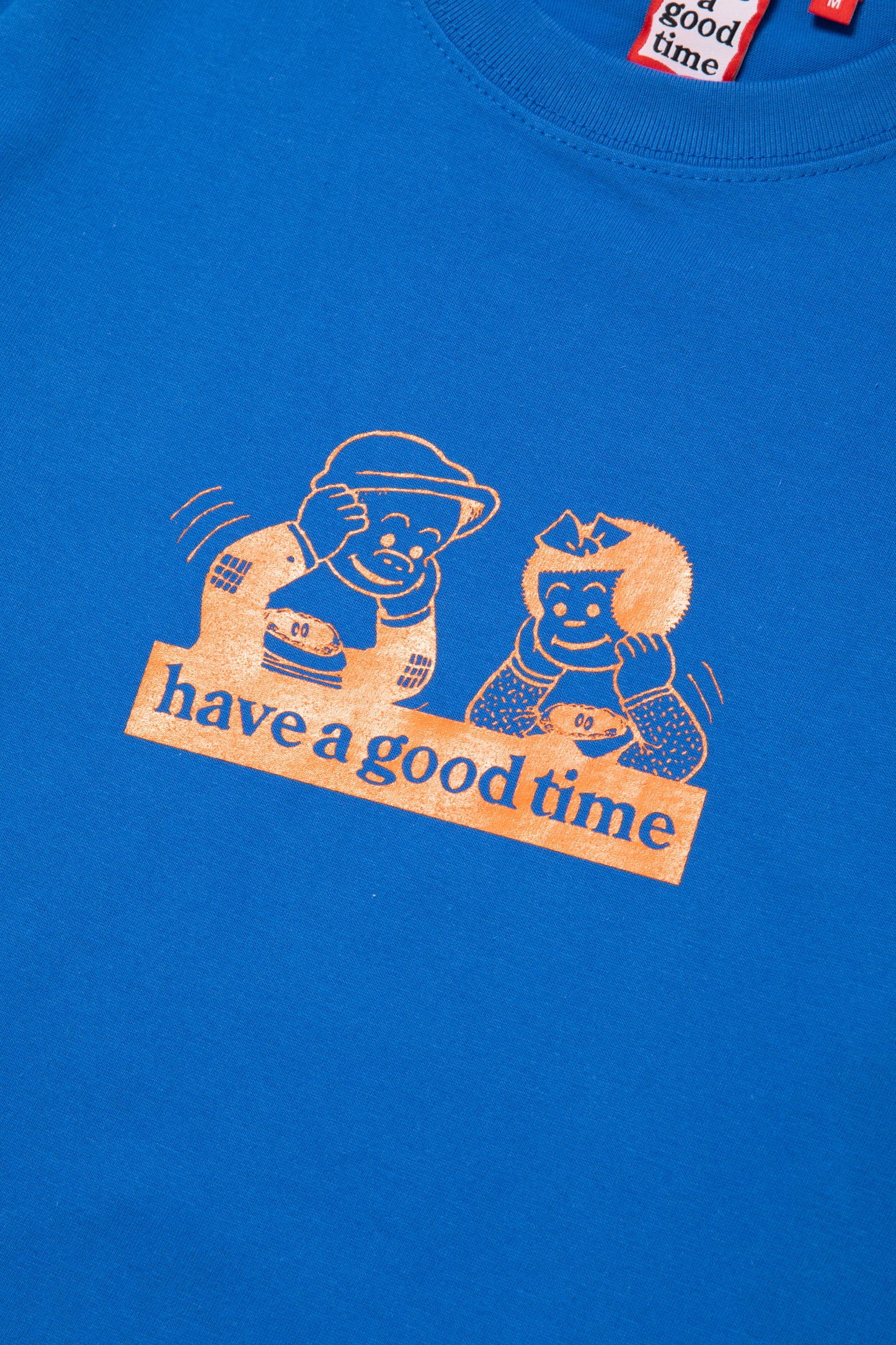 HIDDEN SIDE LOGO S/S TEE DEEP BLUE