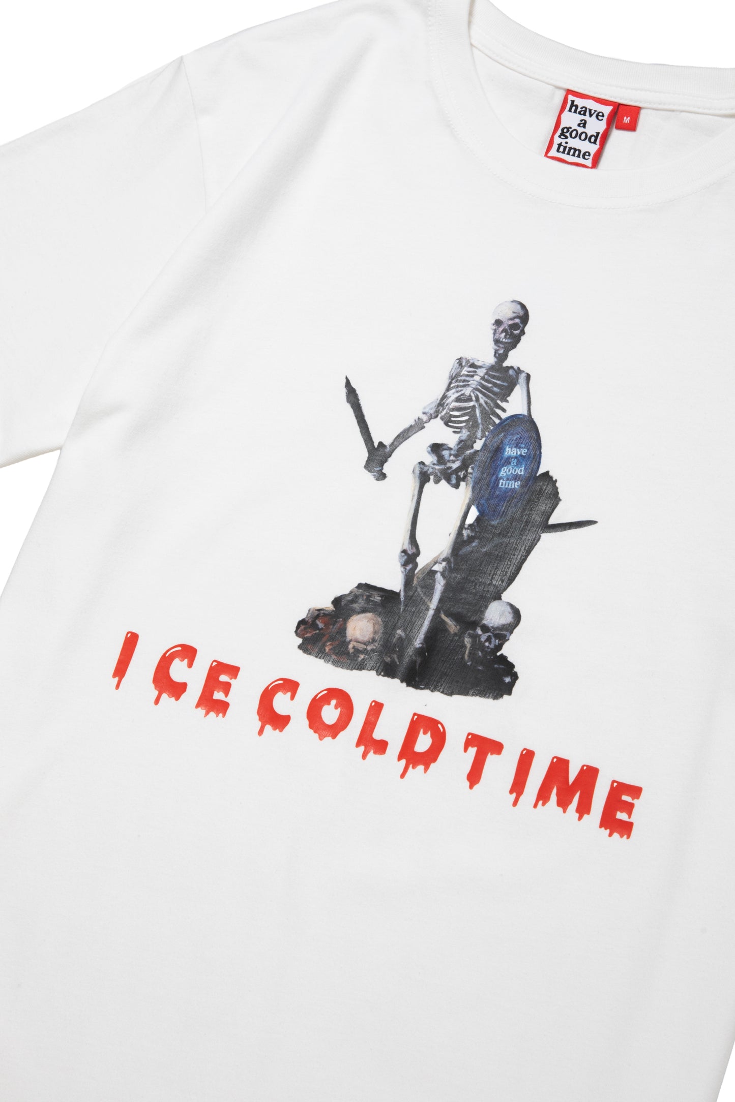 SKULL TIME S/S TEE WHITE