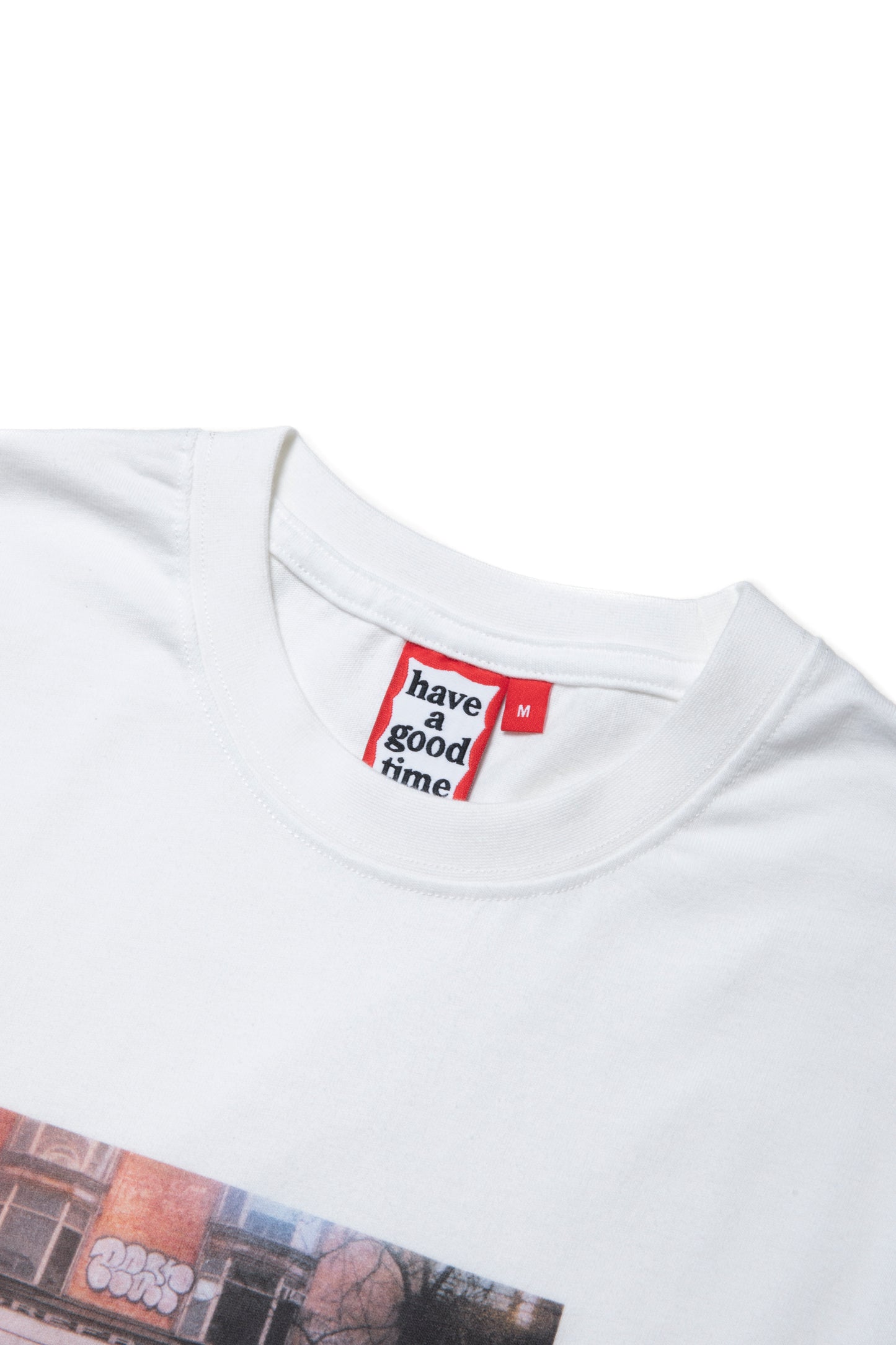WHEATPASTE PHOTO L/S TEE WHITE