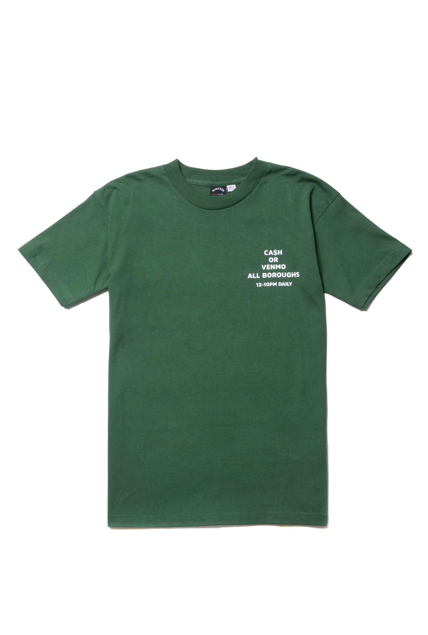 CASH OR VENMO S/S TEE GREEN