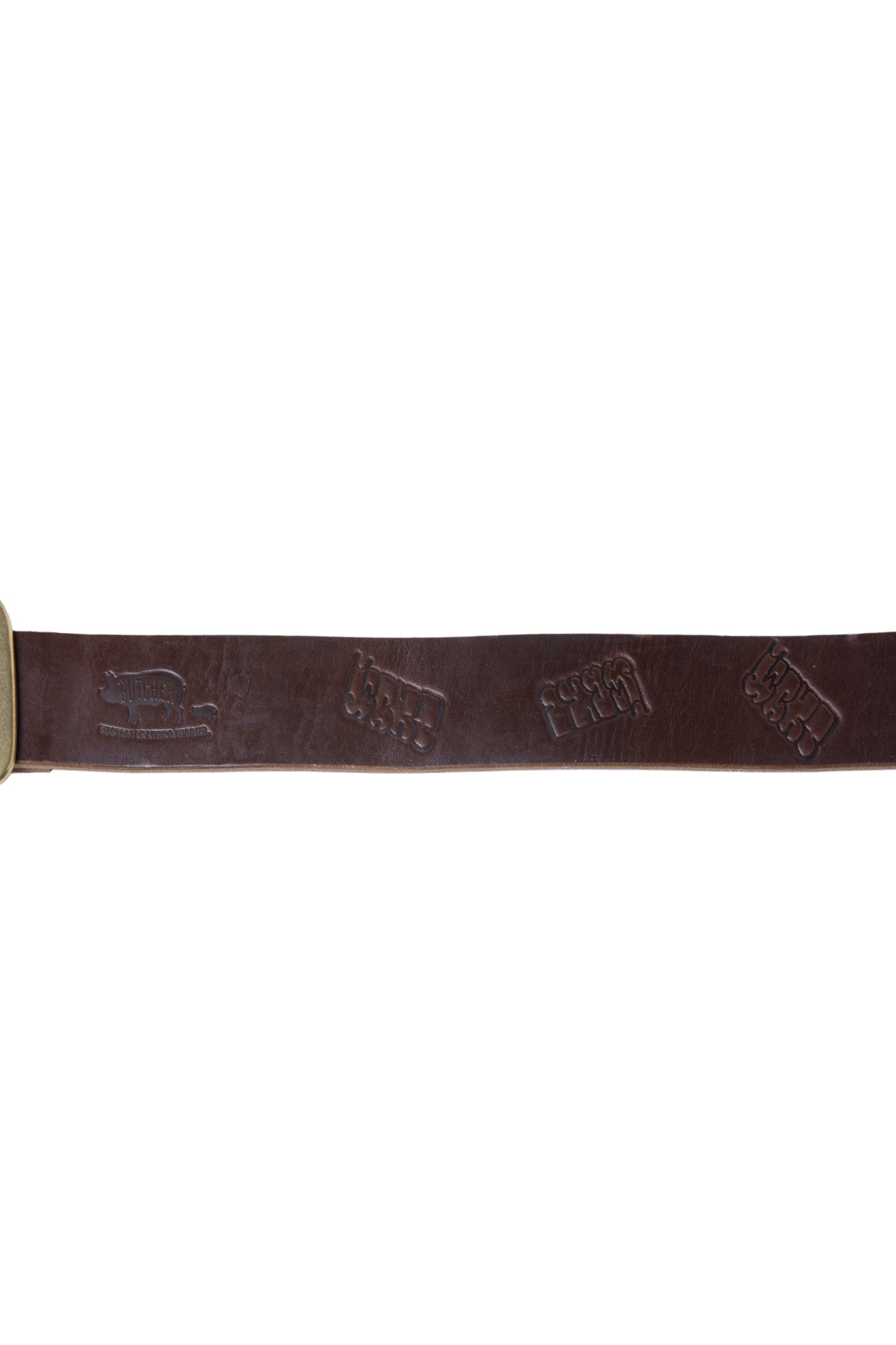 BUTCHER x have a good time WANTO BELT BROWN