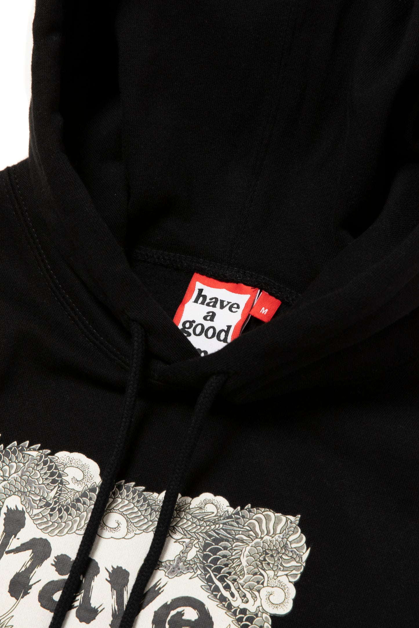 DRAGON FRAME PULLOVER HOODIE FL BLACK