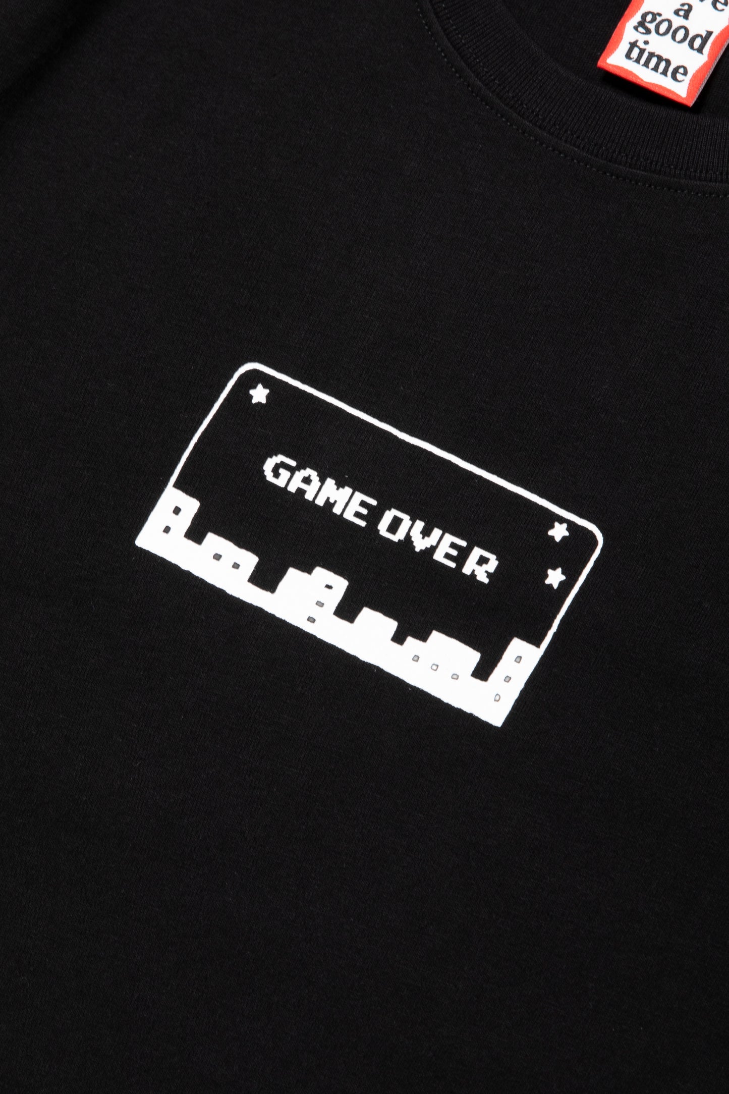 GAME OVER S/S TEE BLACK