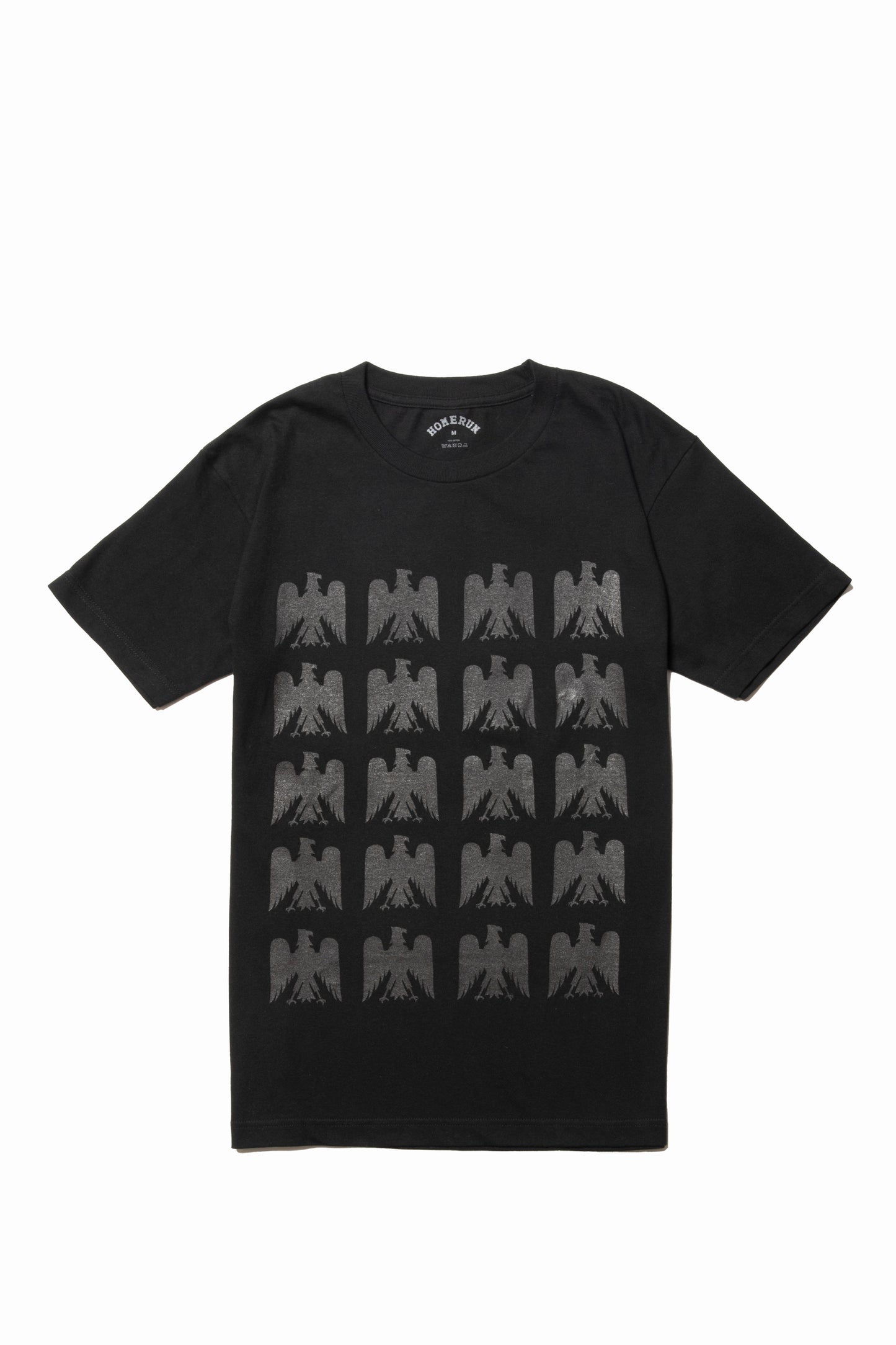 HOMERUN BIRD EYE S/S TEE BLACK