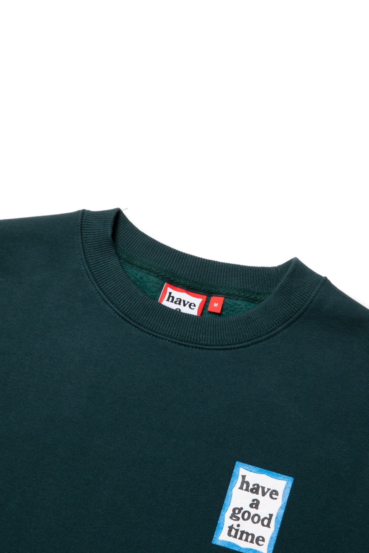 MINI BLUE FRAME CREWNECK FL MALACHITE GREEN