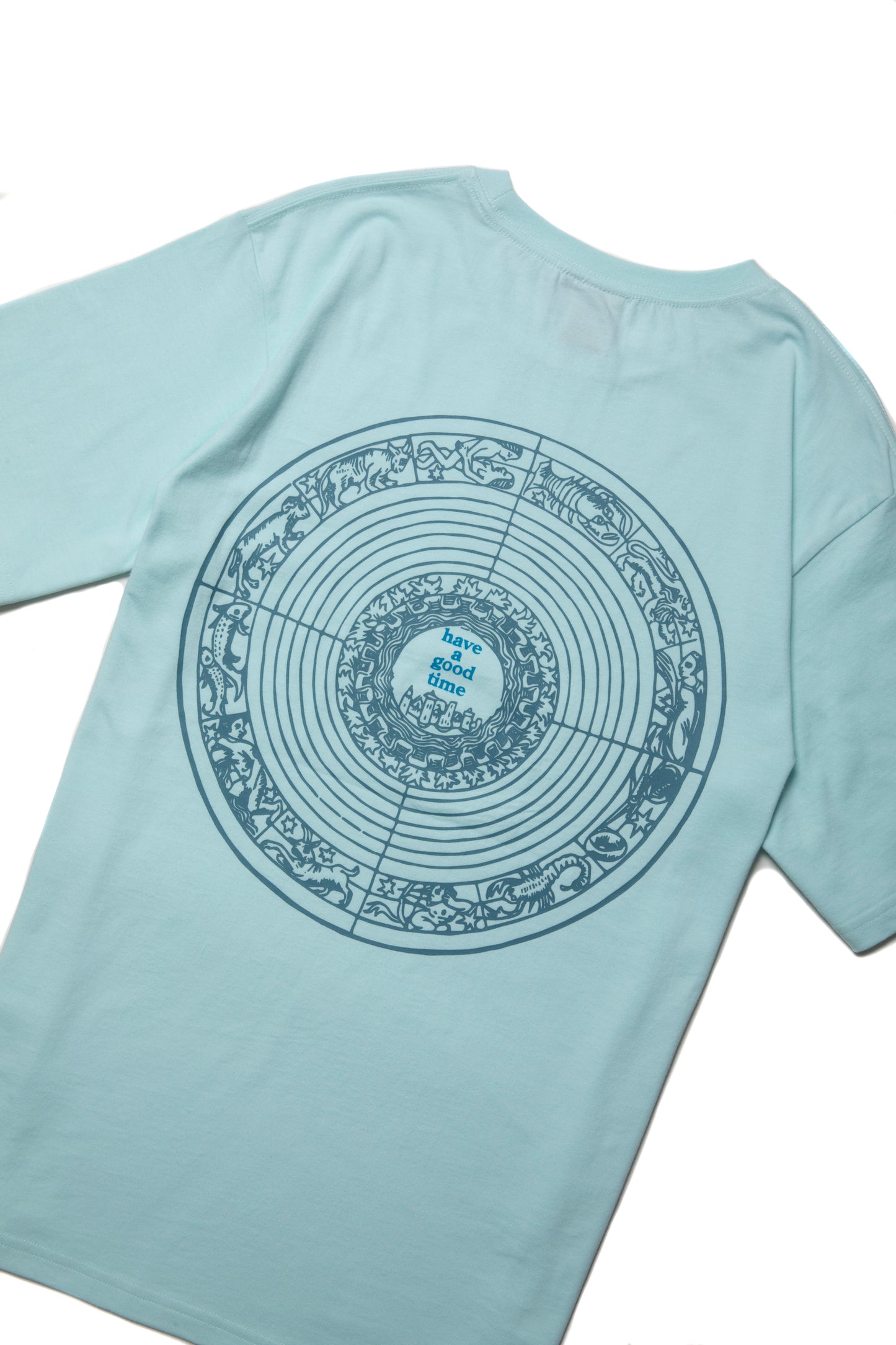 ZODIAC LOGO S/S TEE WATER BLUE