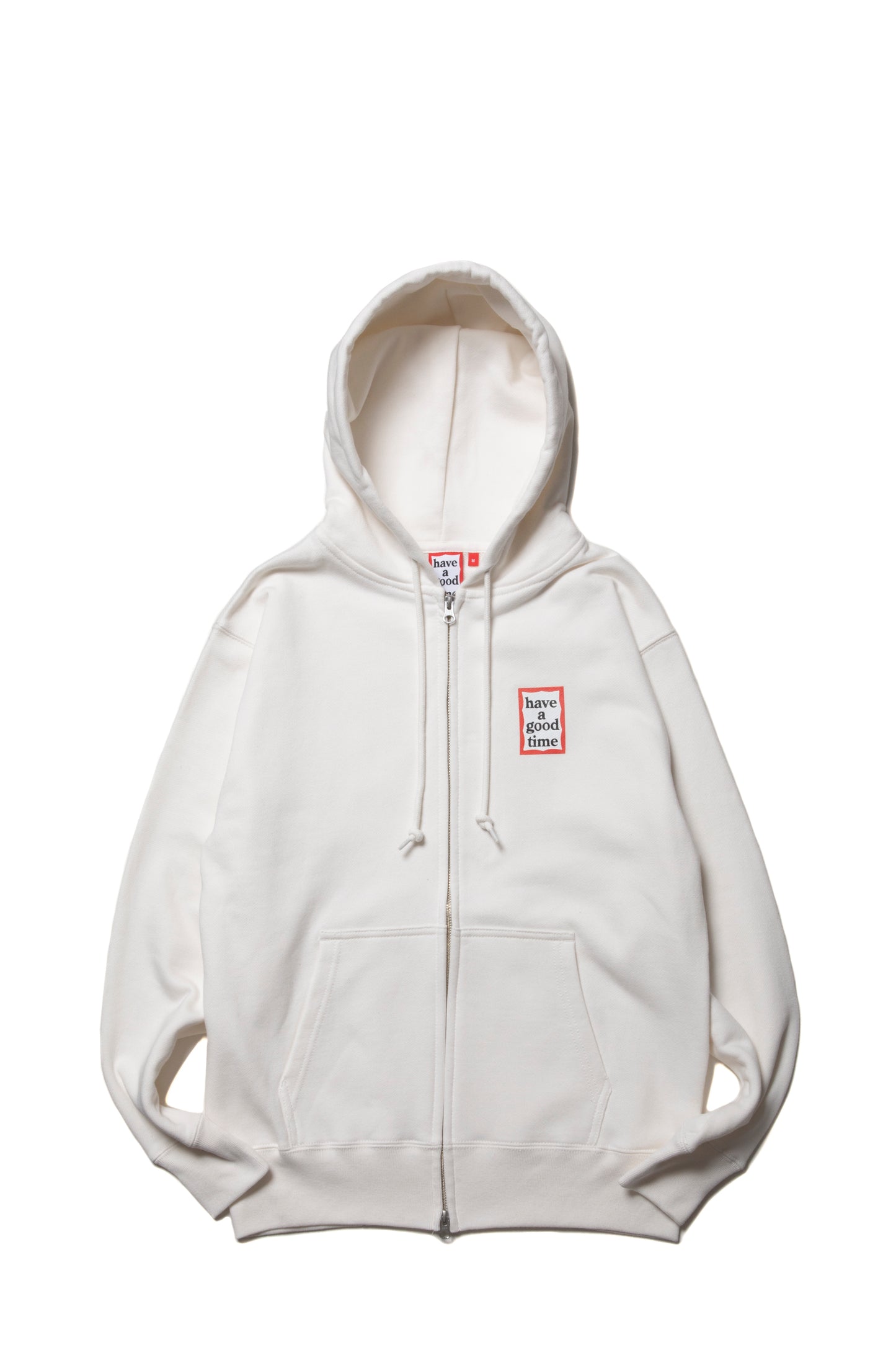 MINI FRAME ZIP UP HOODIE CO OFF WHITE