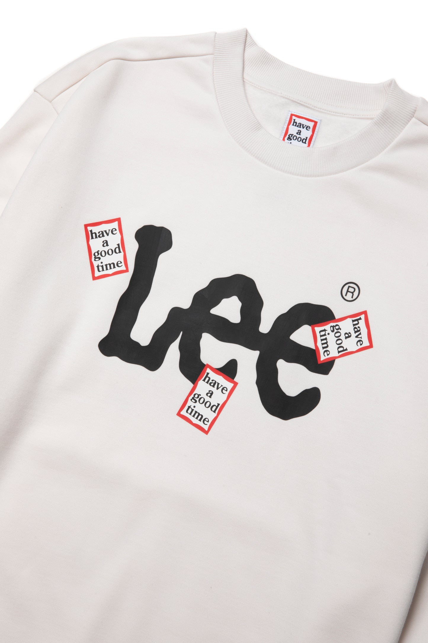 LEE x have a good time L/S SWEATSHIRT WHITE