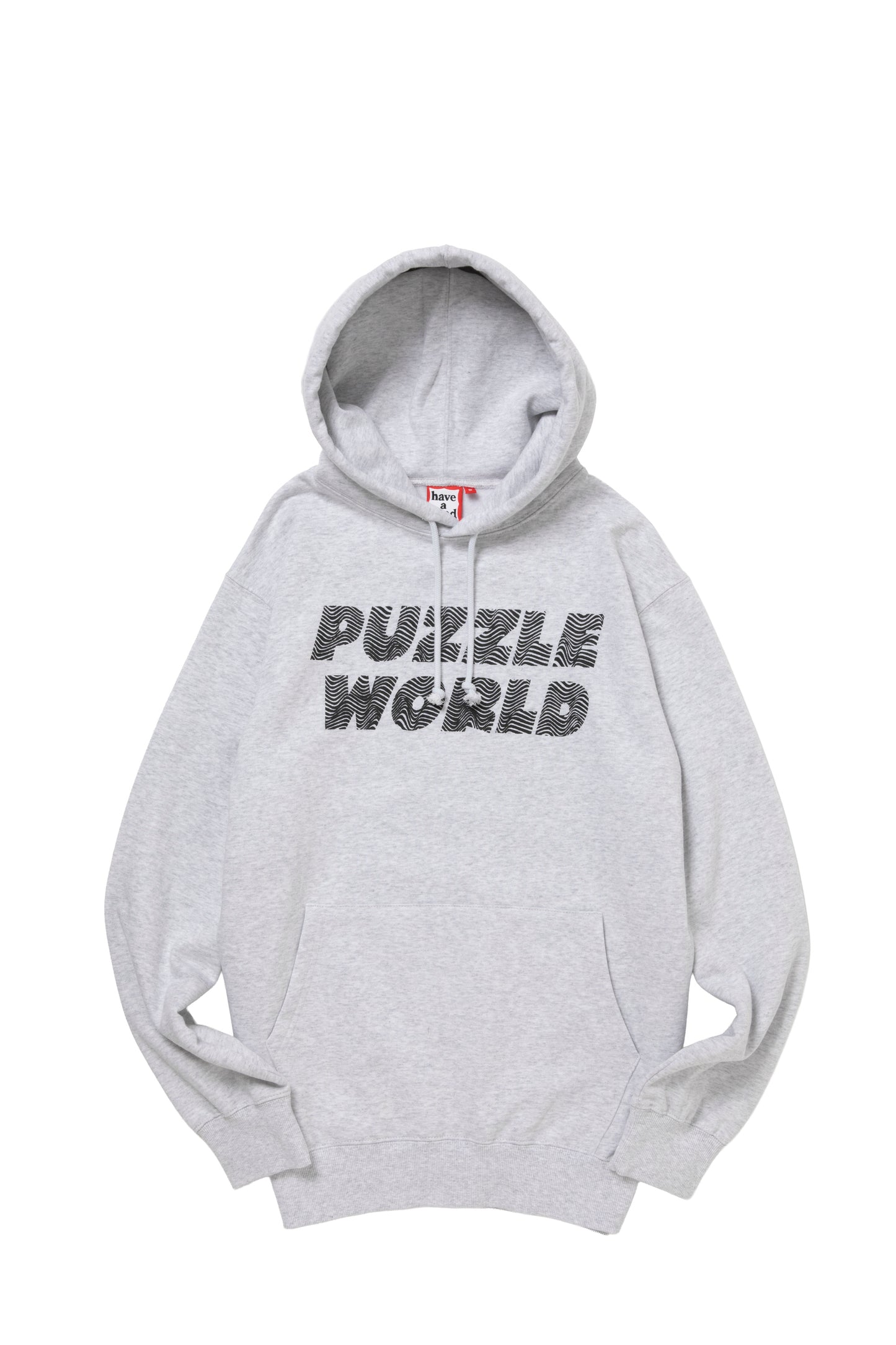 PUZZLE PULLOVER HOODIE FL ASH GRAY