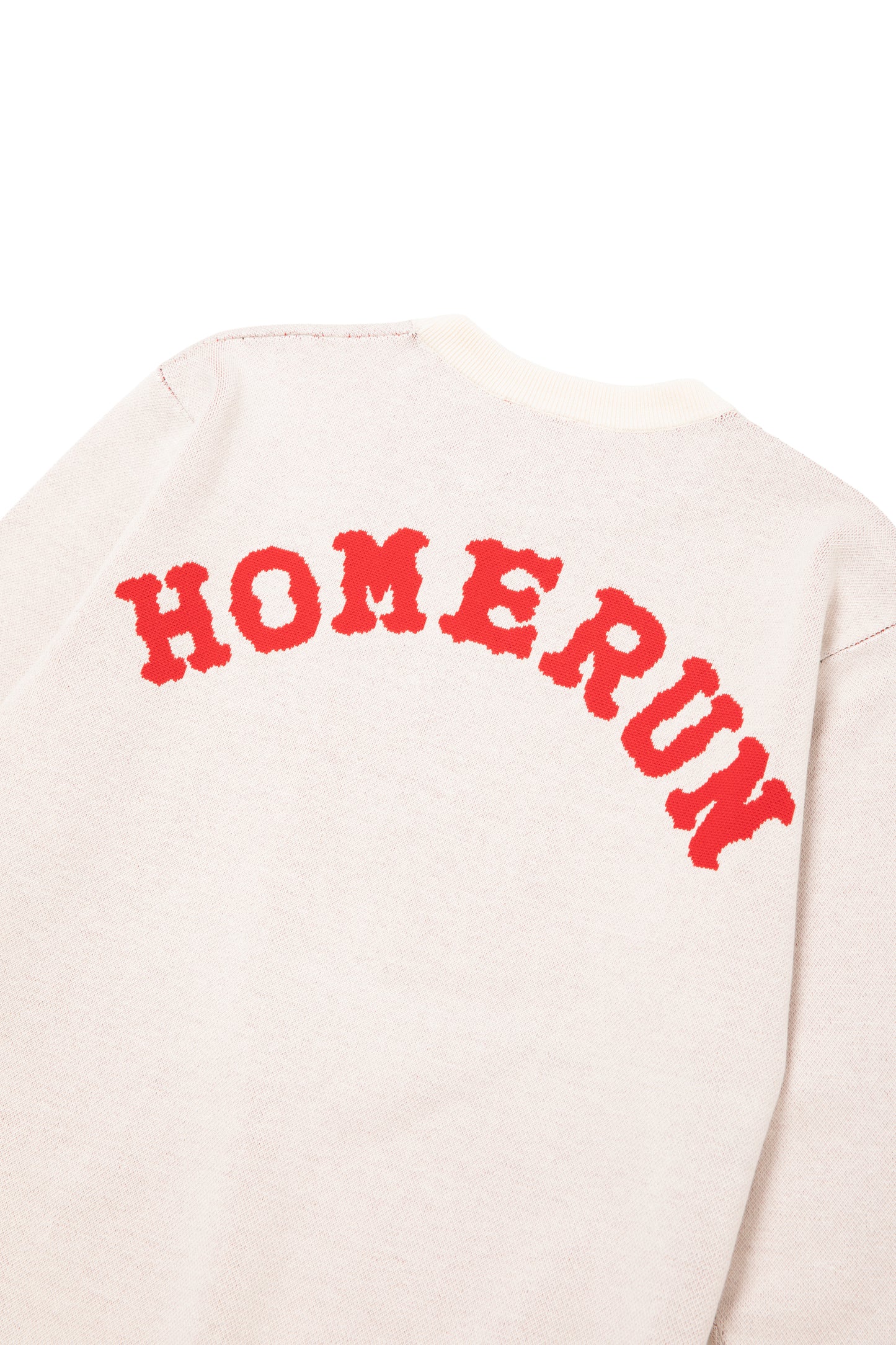 THROW UP MAN FRAME KNIT SWEATER OFF WHITE