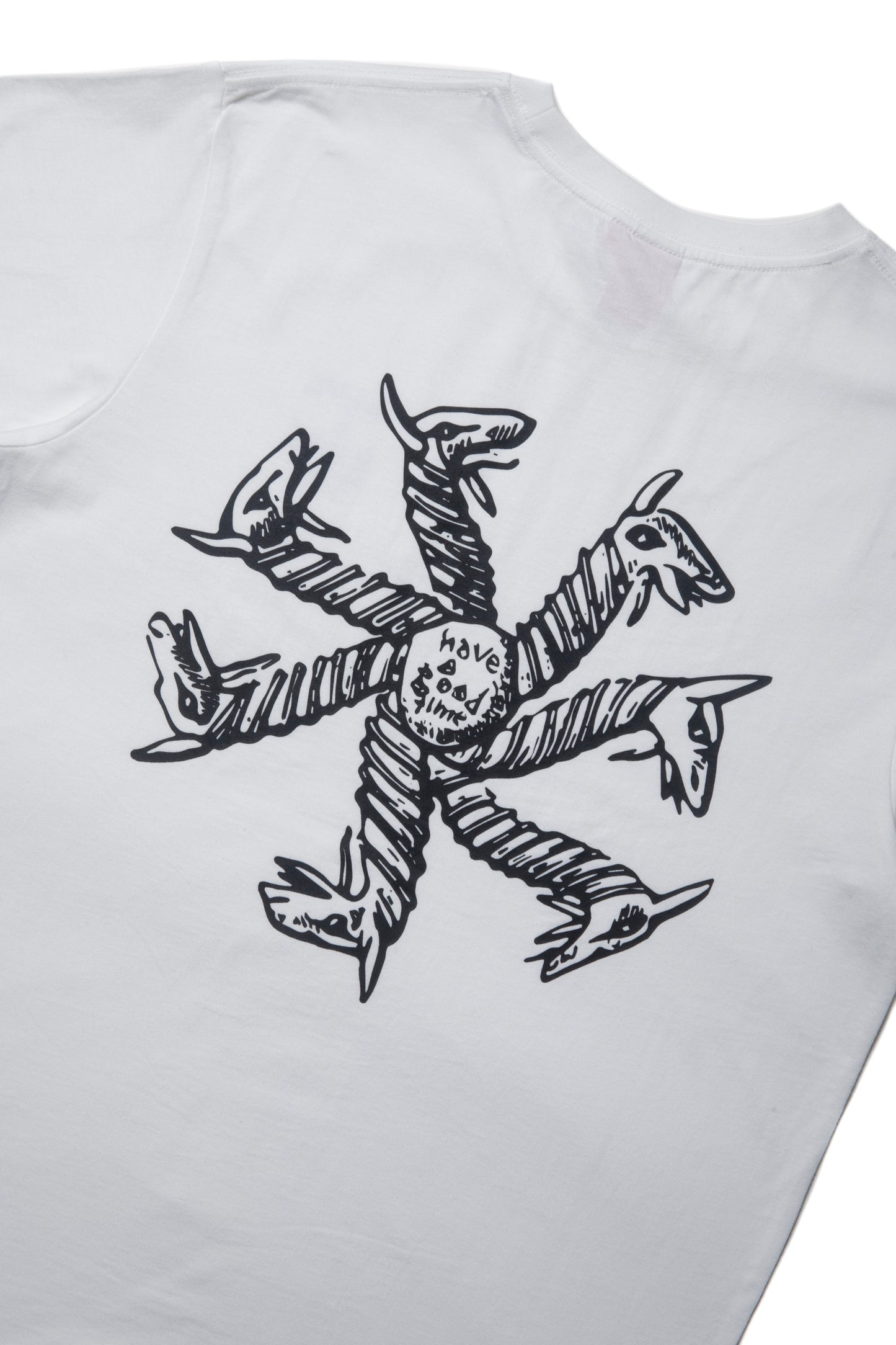 CYCLING LOGO S/S TEE WHITE