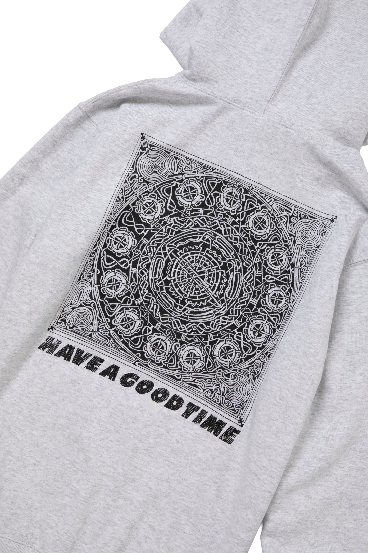 PUZZLE PULLOVER HOODIE FL ASH GRAY