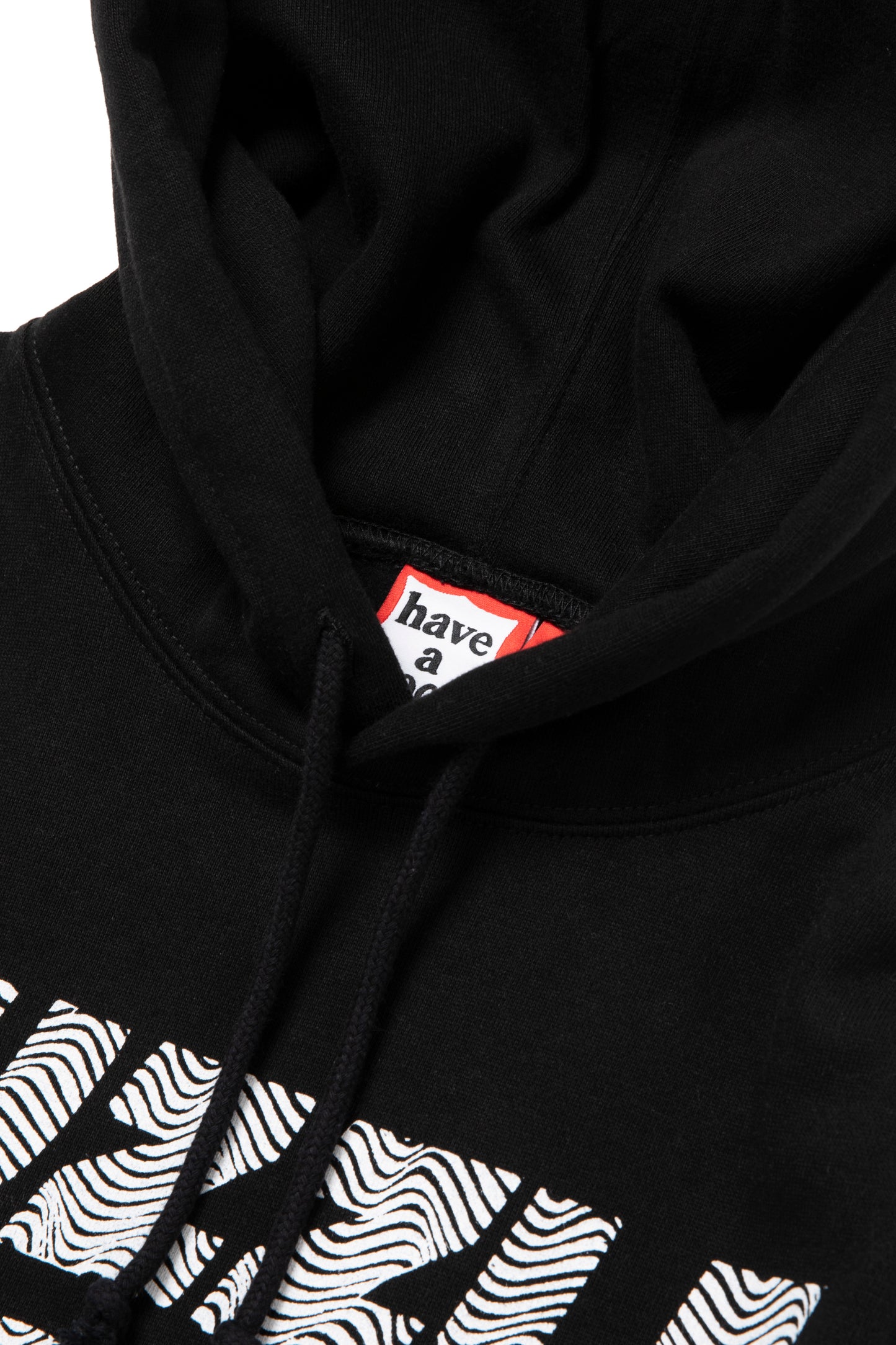 PUZZLE PULLOVER HOODIE FL BLACK