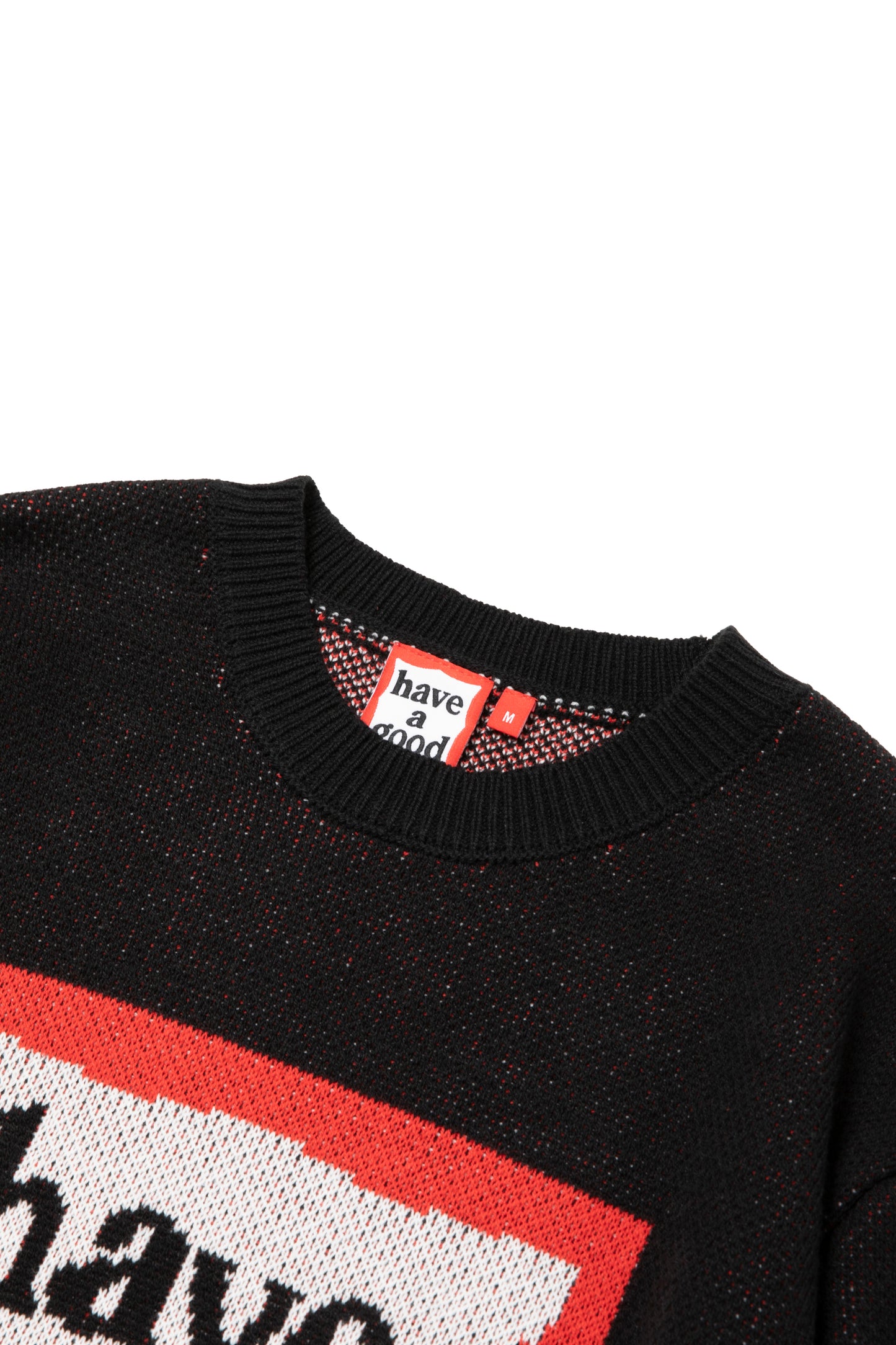FRAME KNIT SWEATER BLACK