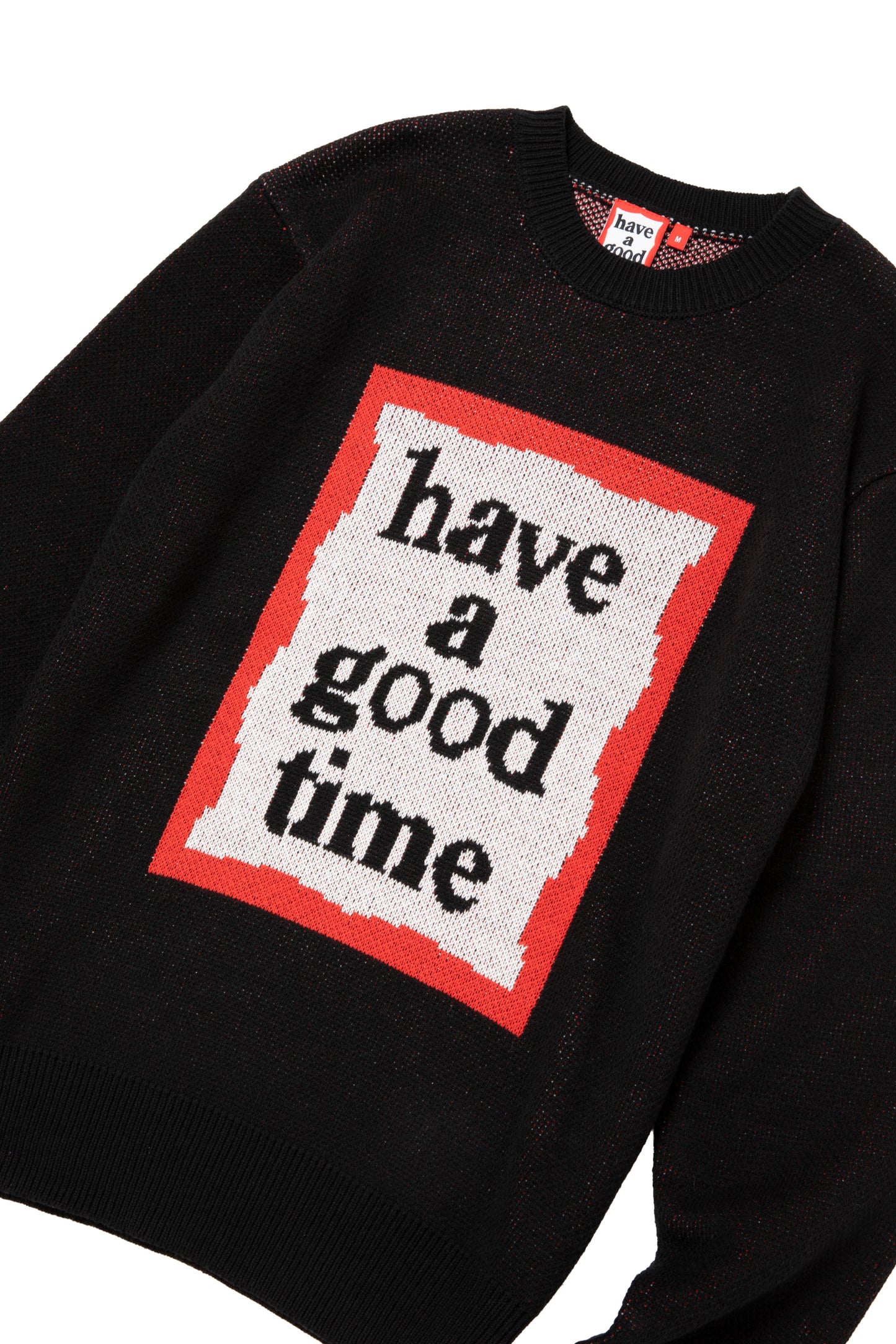 FRAME KNIT SWEATER BLACK