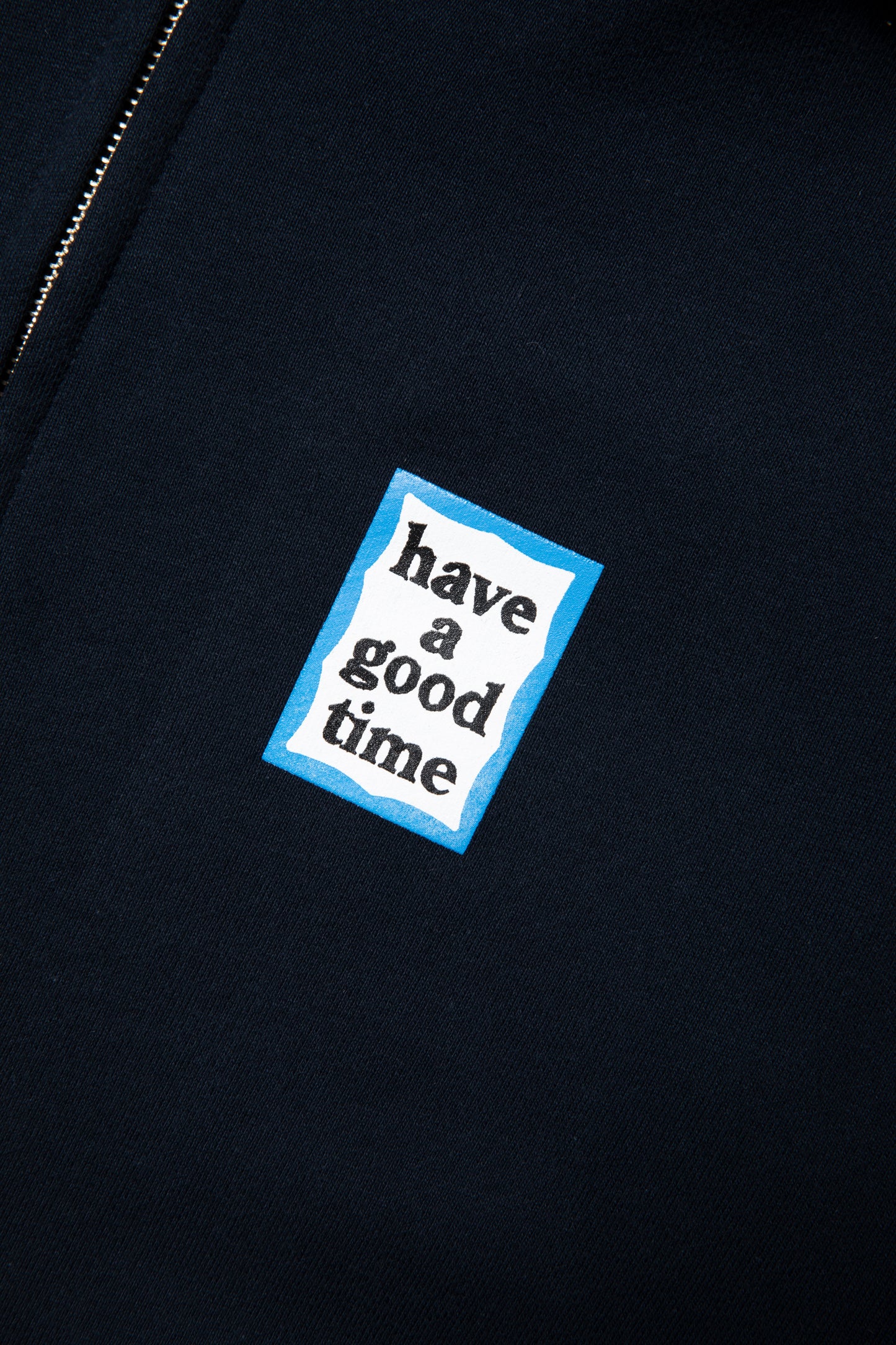 MINI BLUE FRAME ZIP UP HOODIE CO NAVY