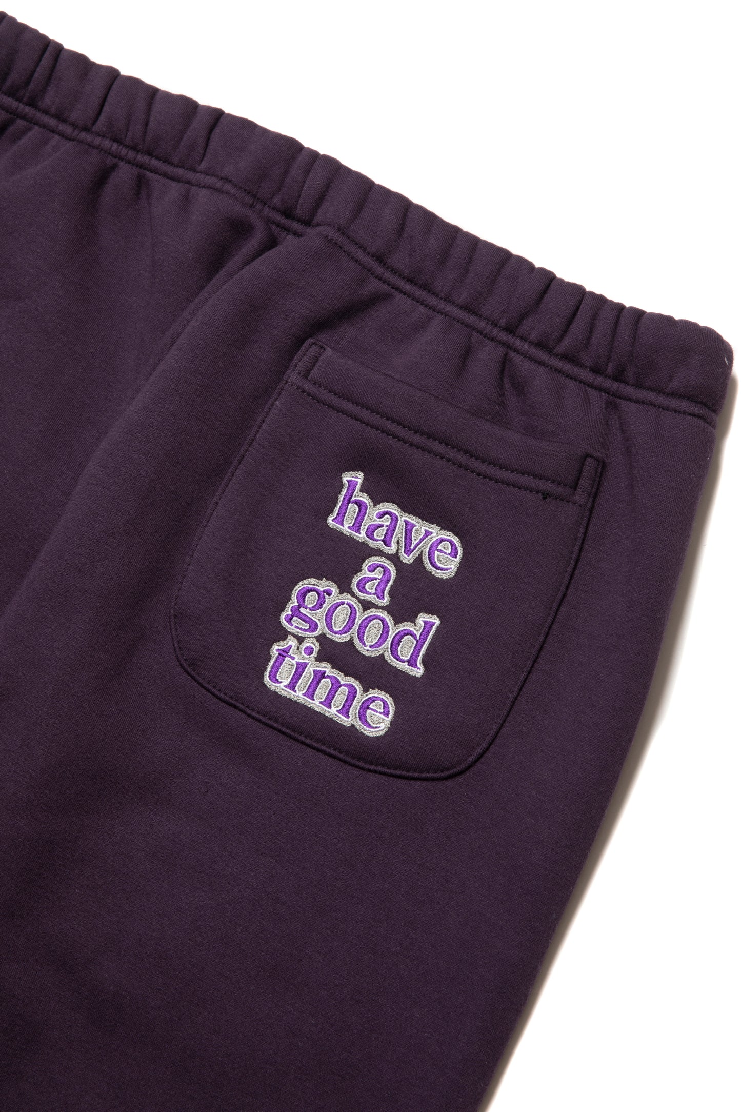 MINI LOGO EMB SWEATPANTS DEEP PURPLE