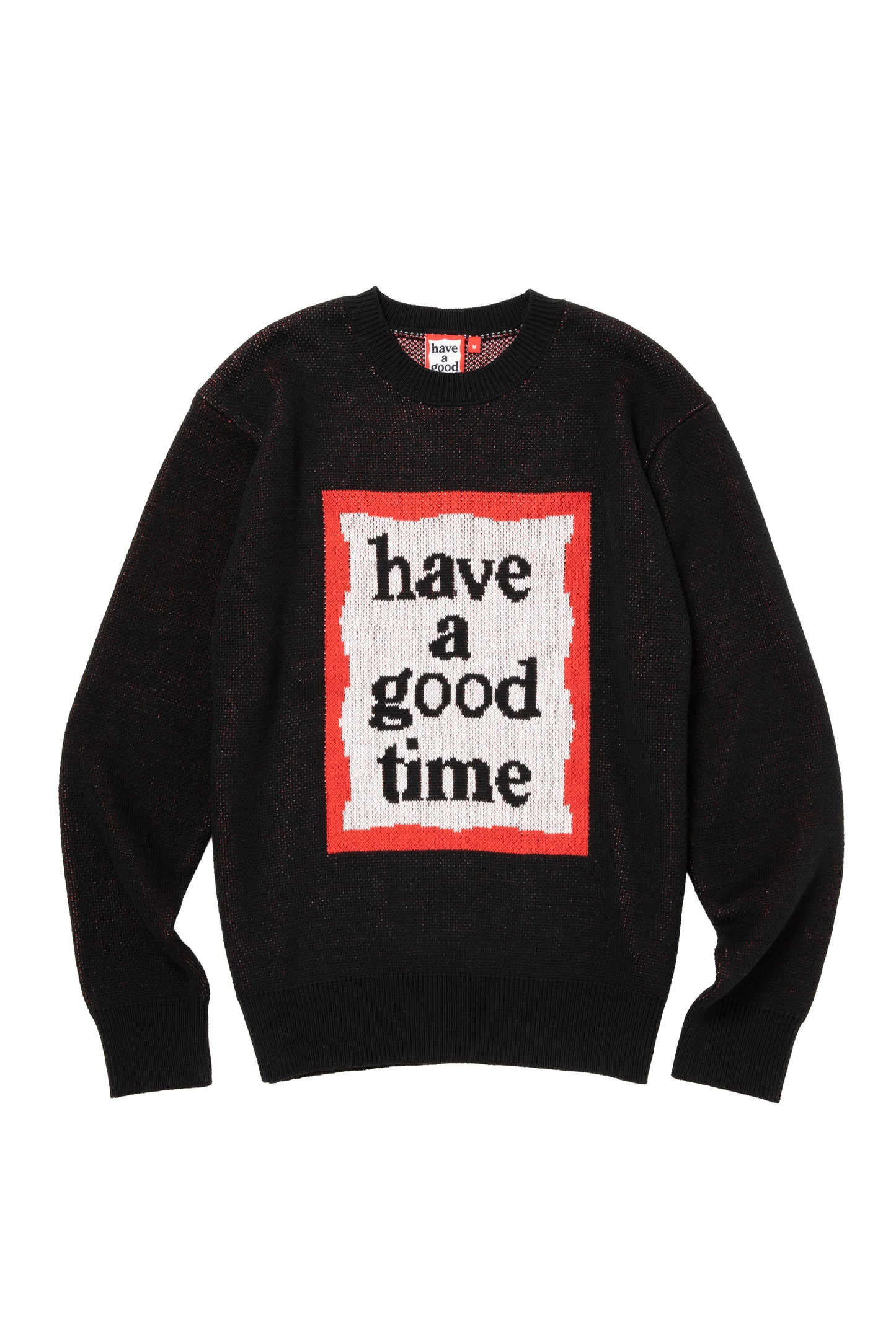 FRAME KNIT SWEATER BLACK