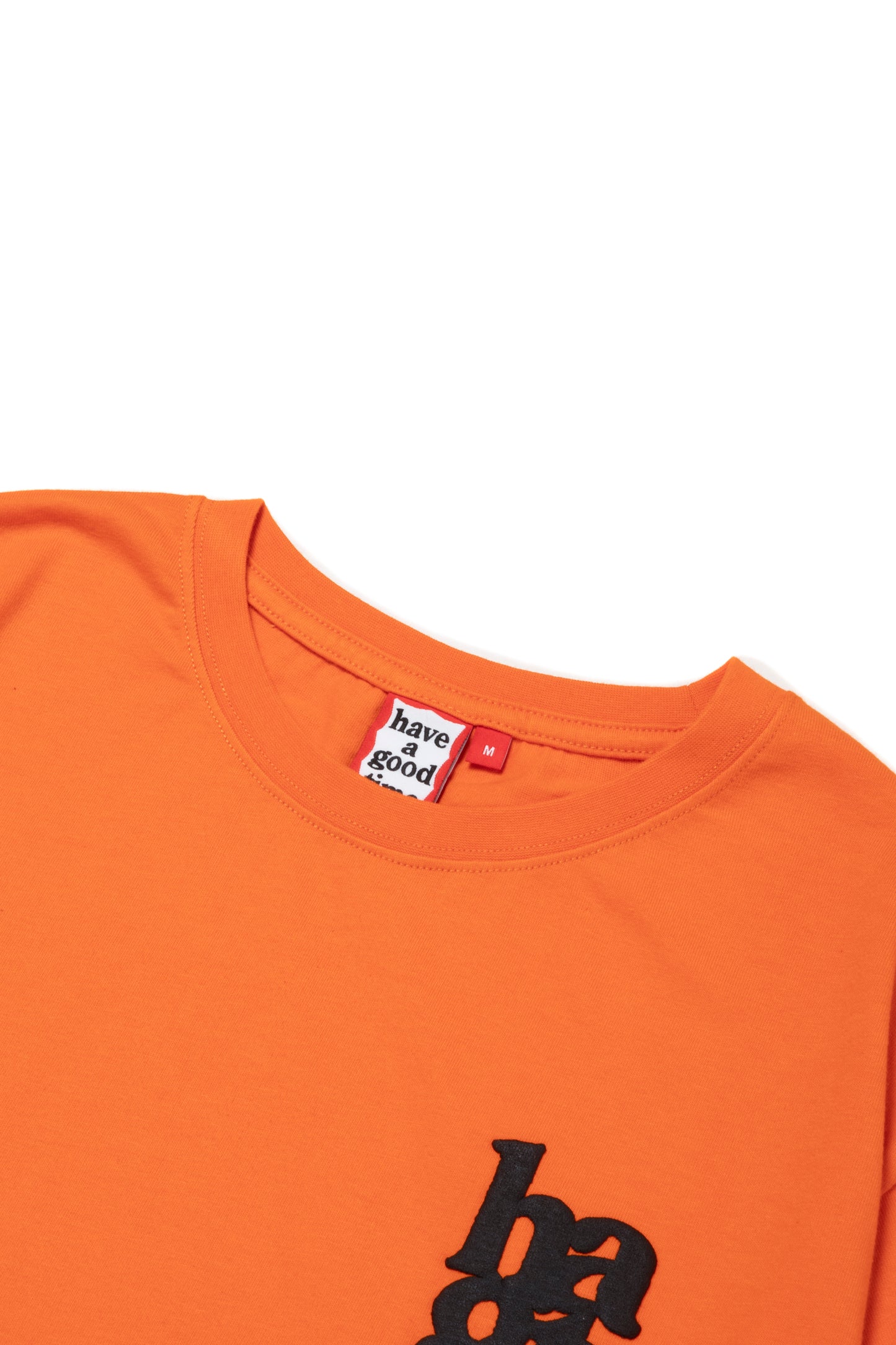hagt LOGO PUFF PRINT S/S TEE ORANGE