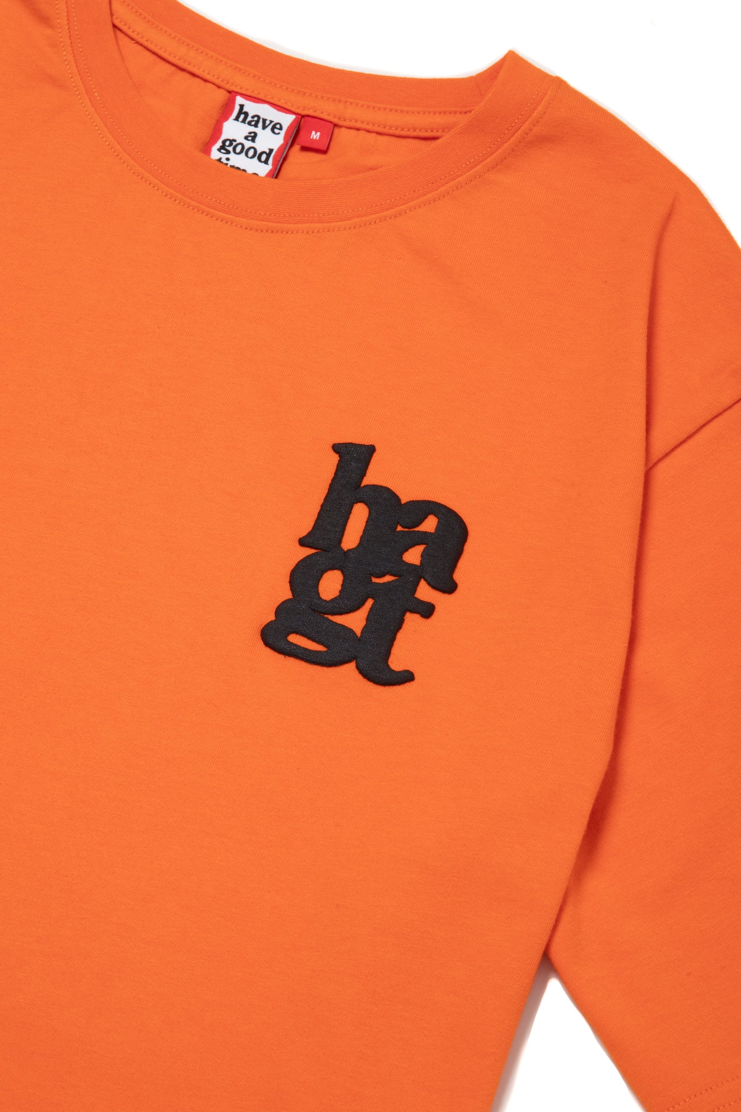 hagt LOGO PUFF PRINT S/S TEE ORANGE