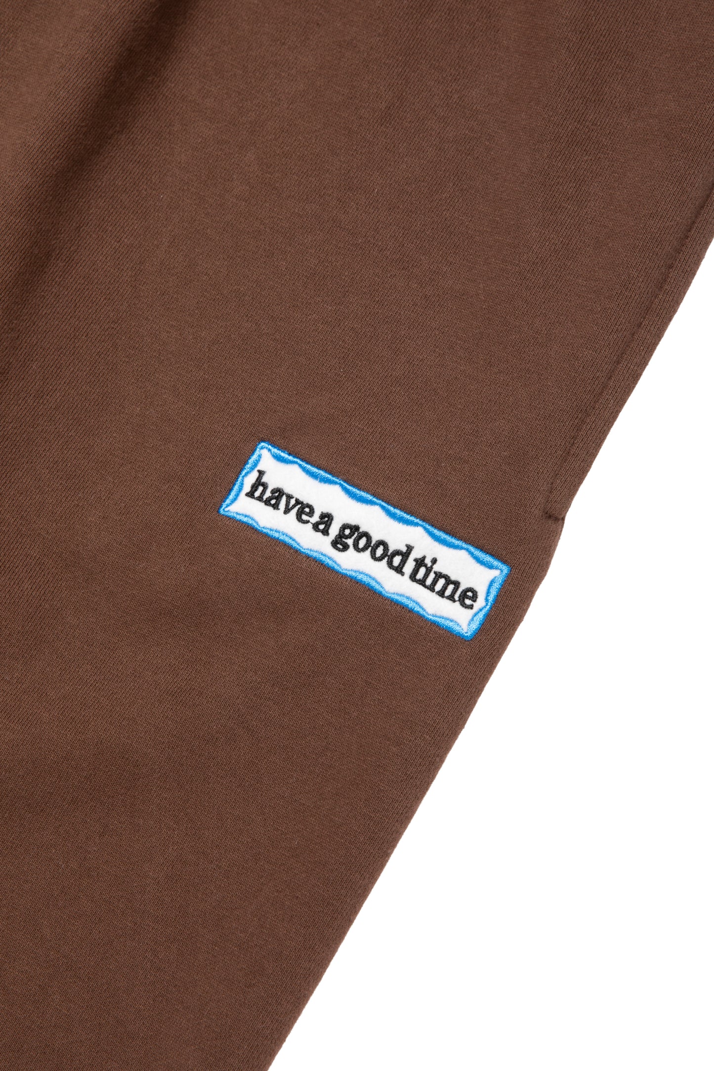 SIDE BLUE FRAME SWEATPANTS RUSTY BROWN