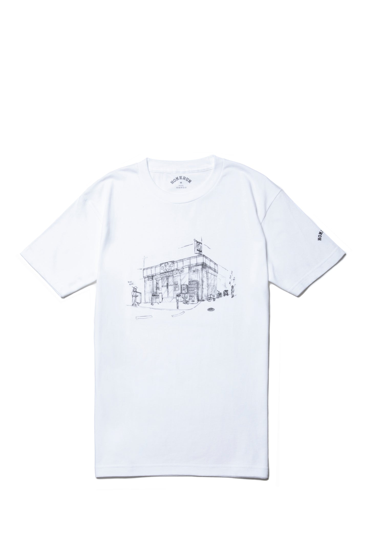 HOMERUN THE CORNER S/S TEE WHITE