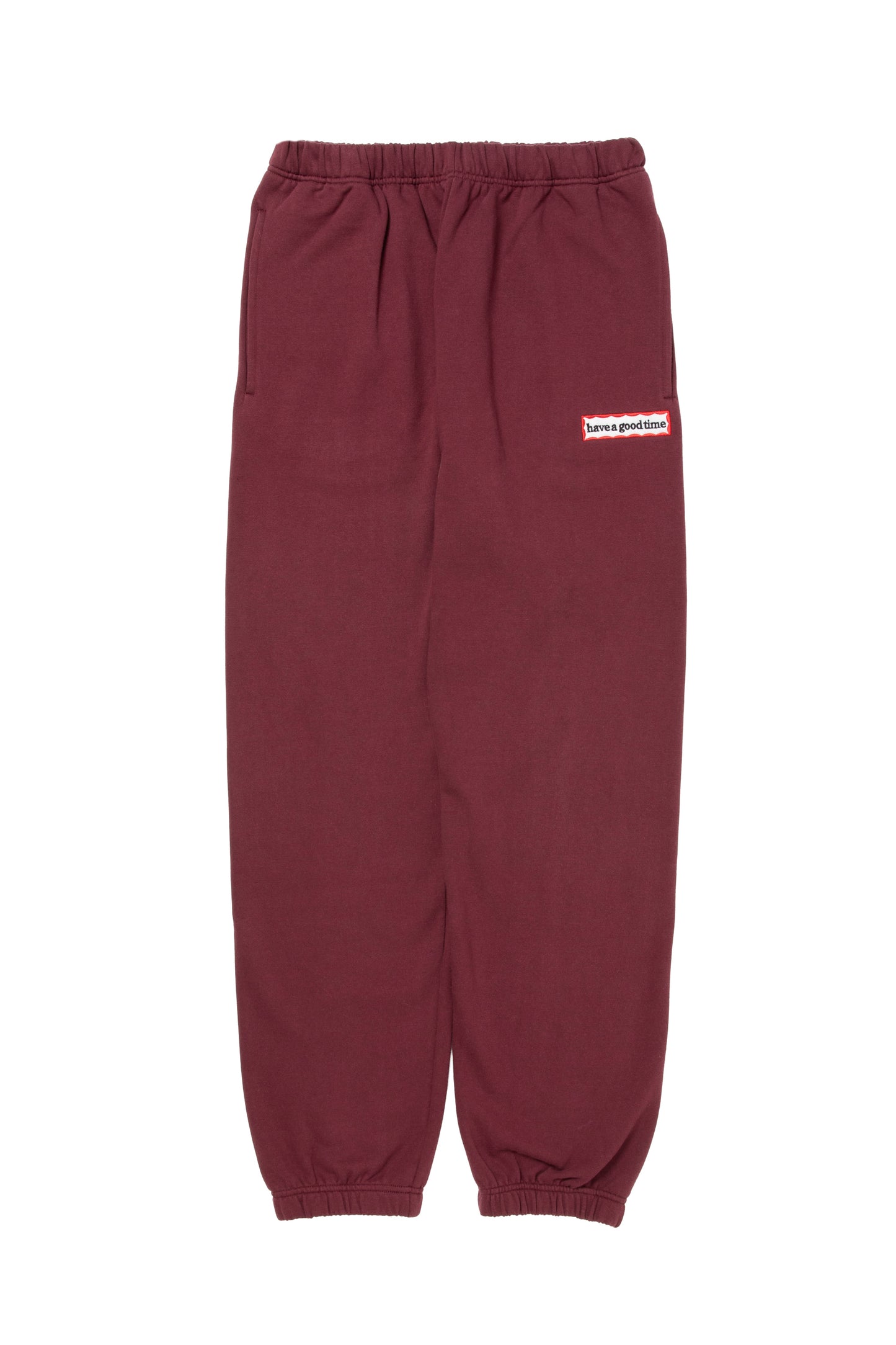 SIDE FRAME SWEATPANTS MAROON